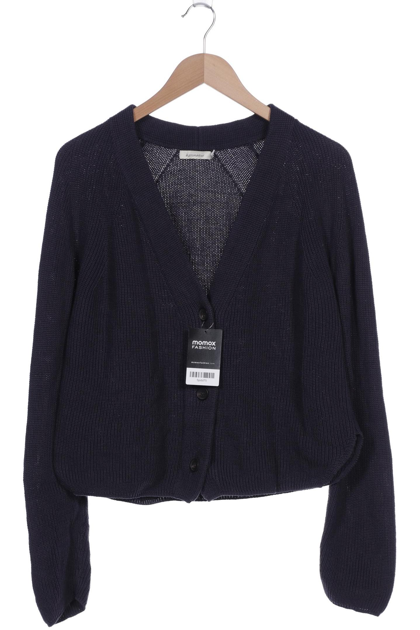 

hessnatur Damen Strickjacke, marineblau, Gr. 38