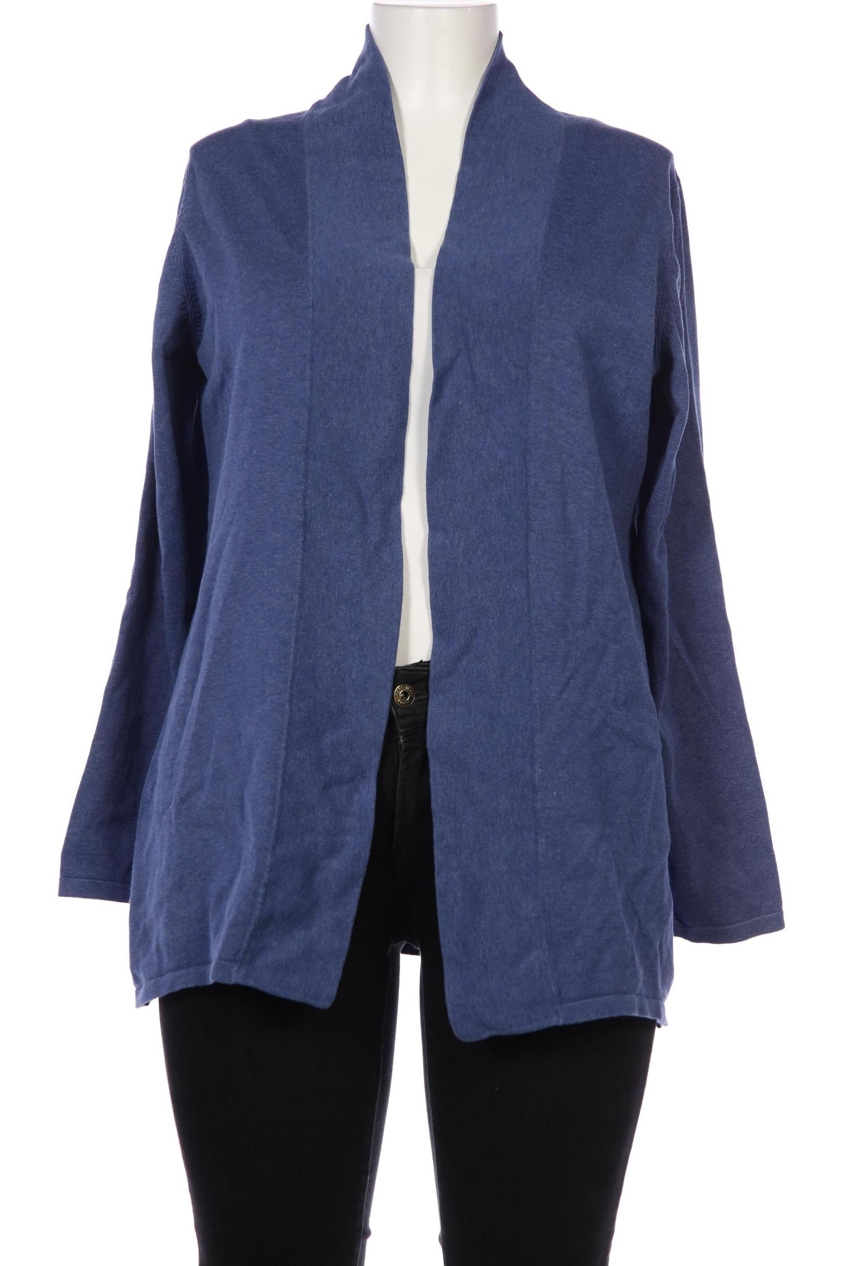 

hessnatur Damen Strickjacke, blau, Gr. 44