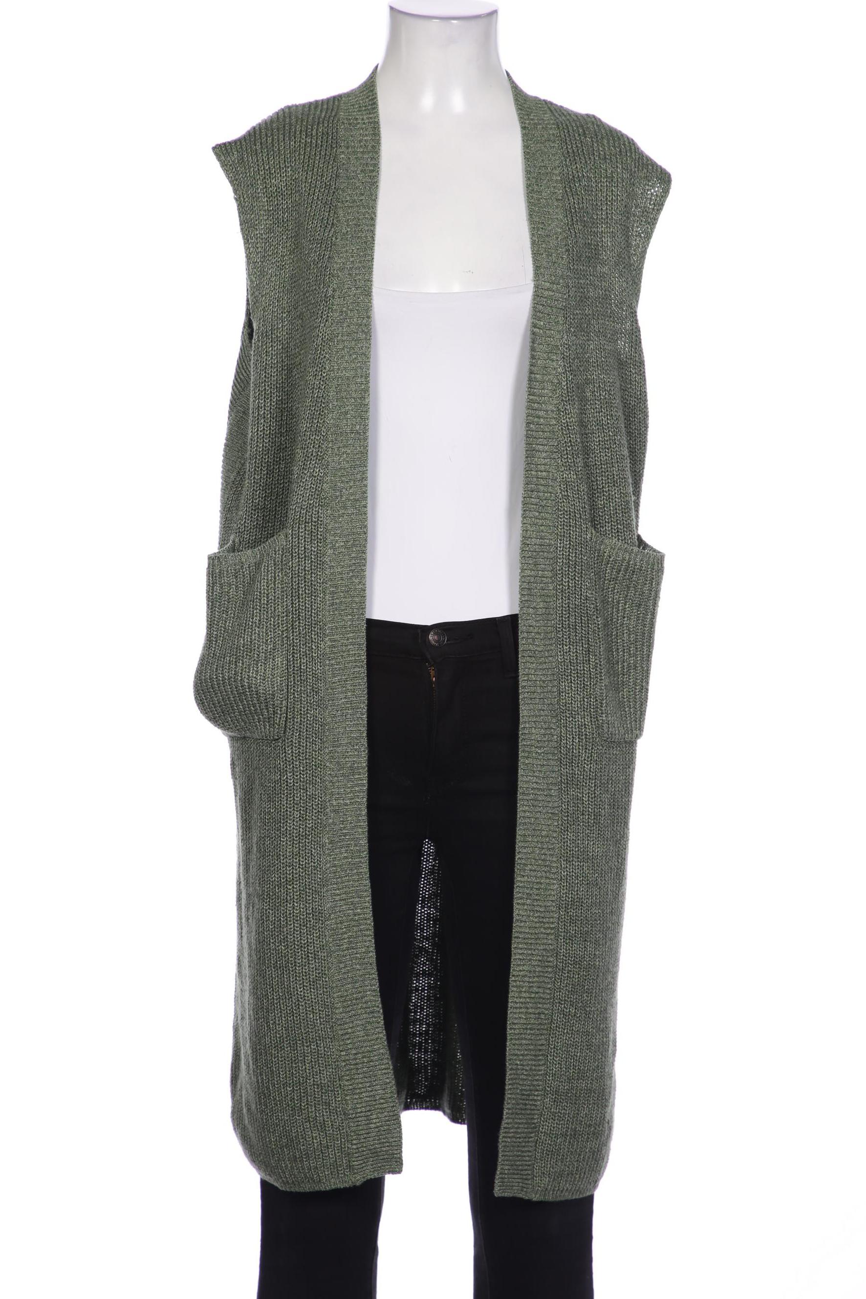 

hessnatur Damen Strickjacke, grün, Gr. 36