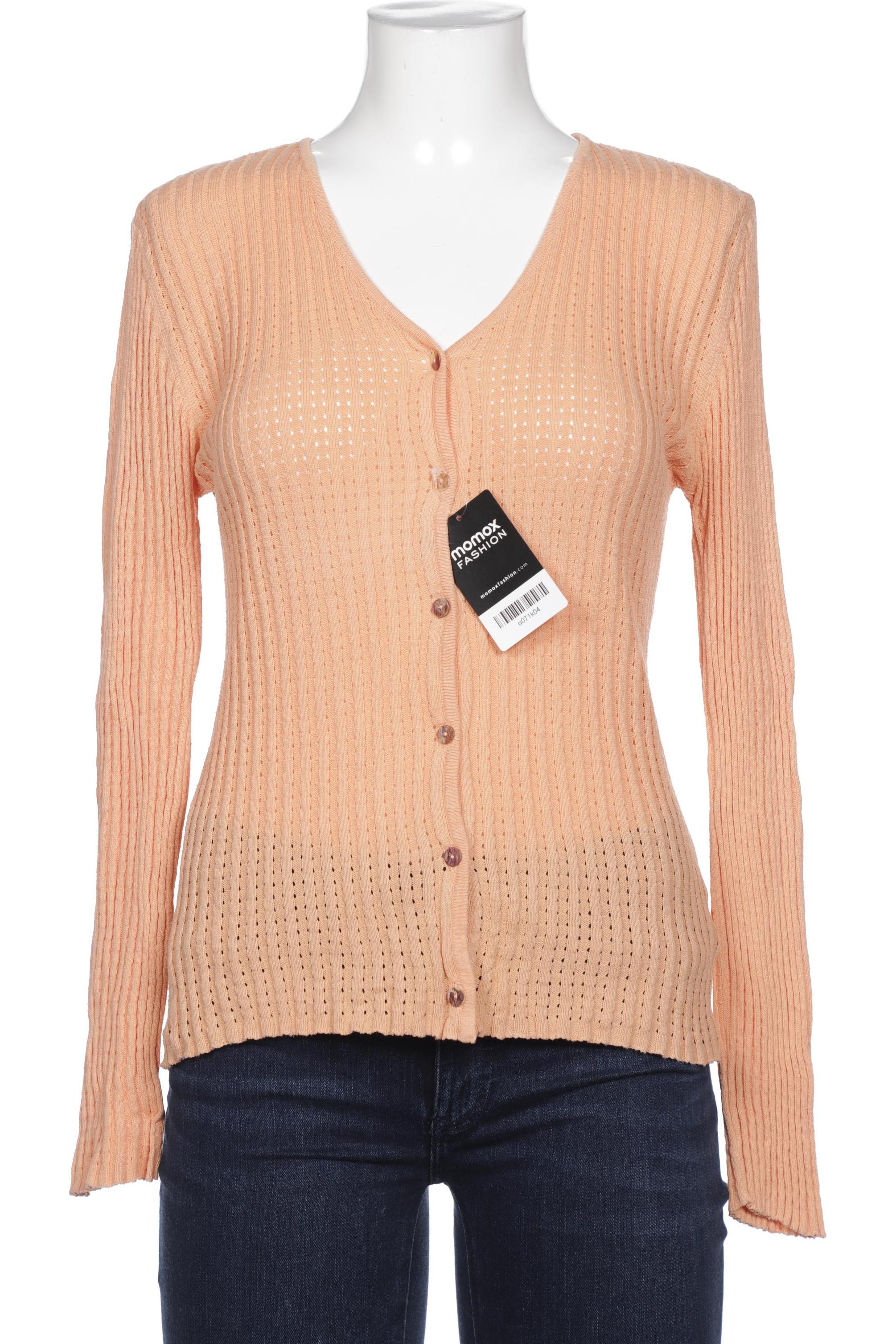 

hessnatur Damen Strickjacke, orange, Gr. 38