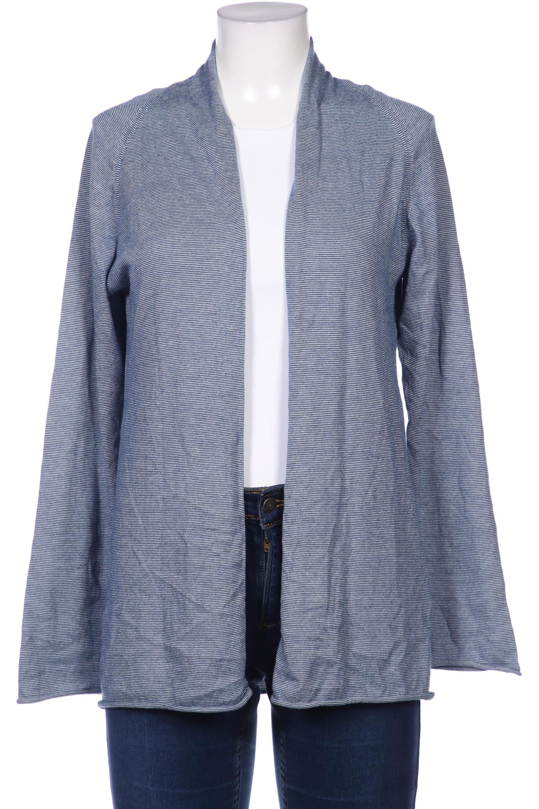 

hessnatur Damen Strickjacke, blau, Gr. 38