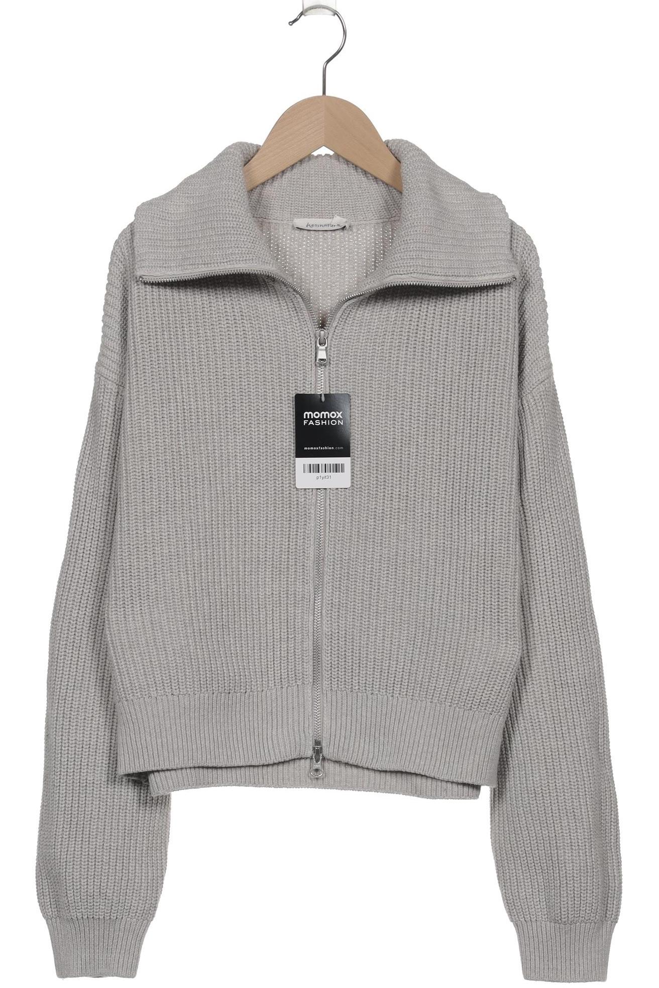 

hessnatur Damen Strickjacke, grau, Gr. 38