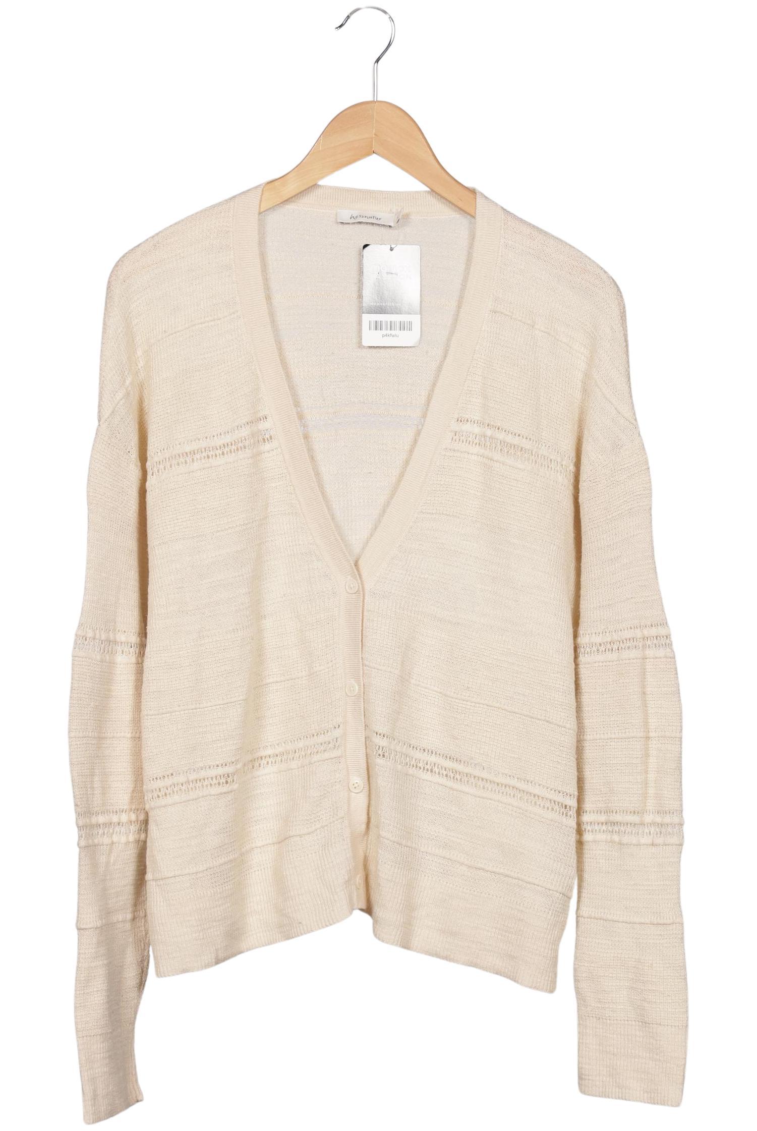 

hessnatur Damen Strickjacke, beige, Gr. 38