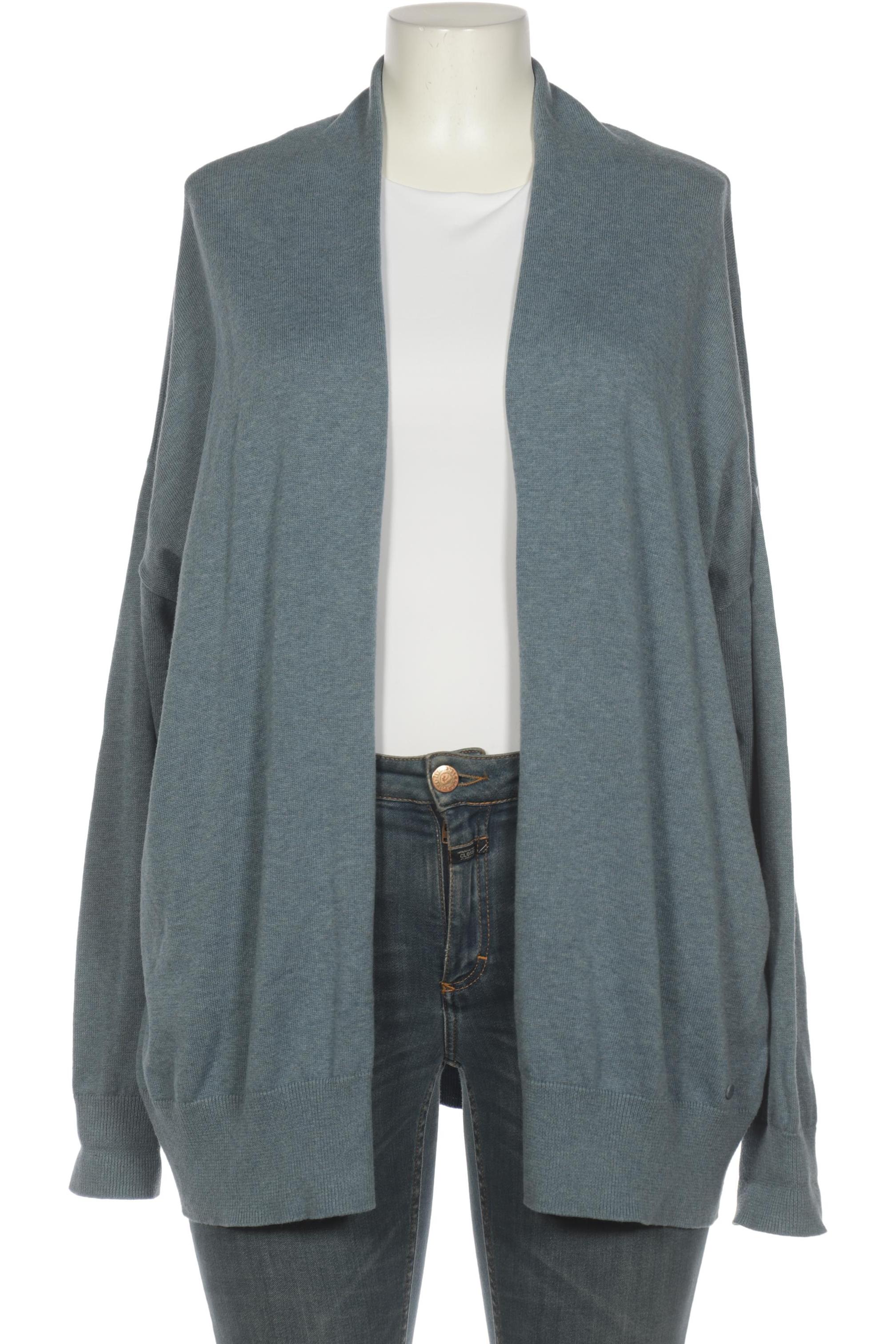 

hessnatur Damen Strickjacke, blau, Gr. 46