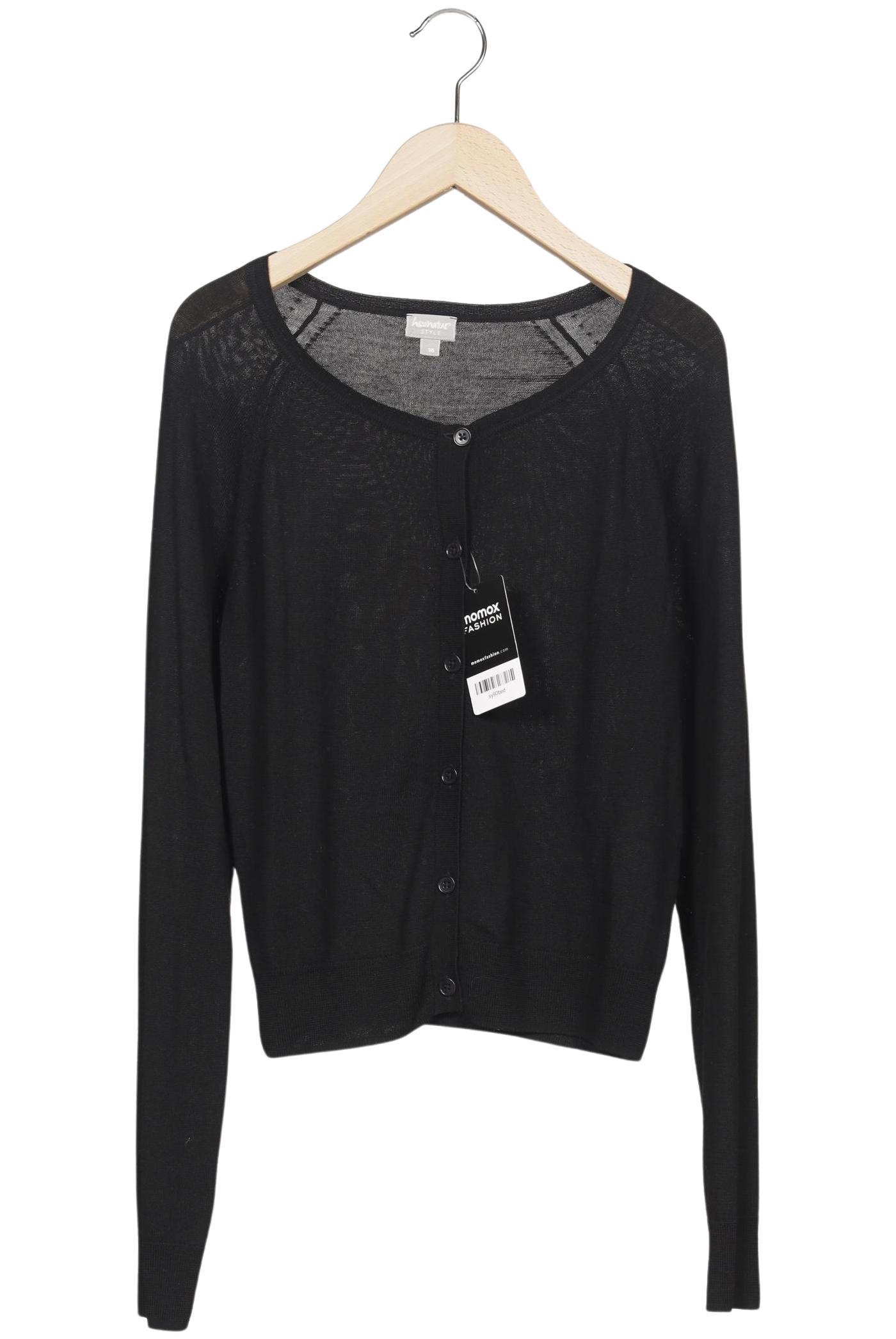 

hessnatur Damen Strickjacke, schwarz, Gr. 36