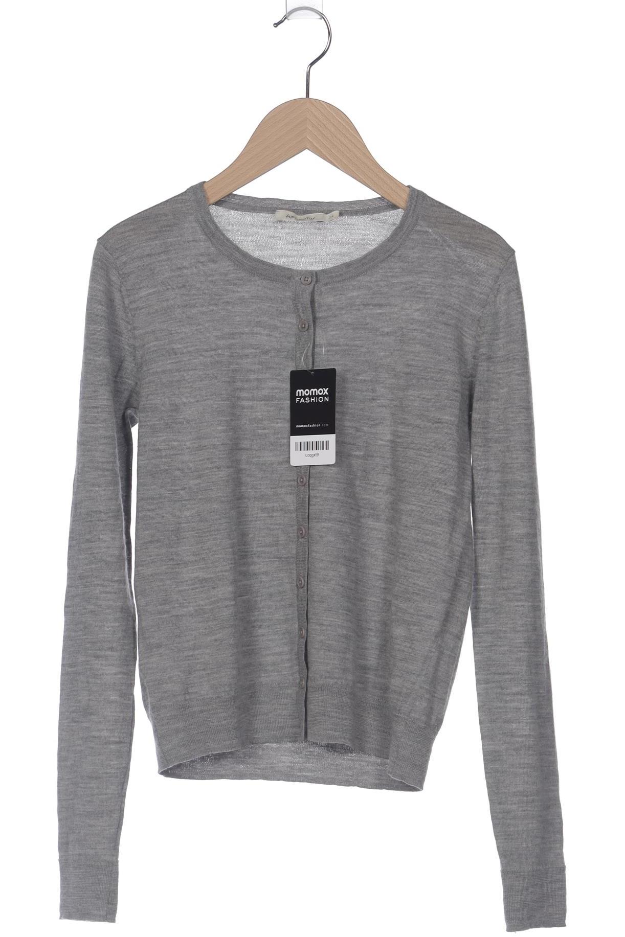 

hessnatur Damen Strickjacke, grau, Gr. 34