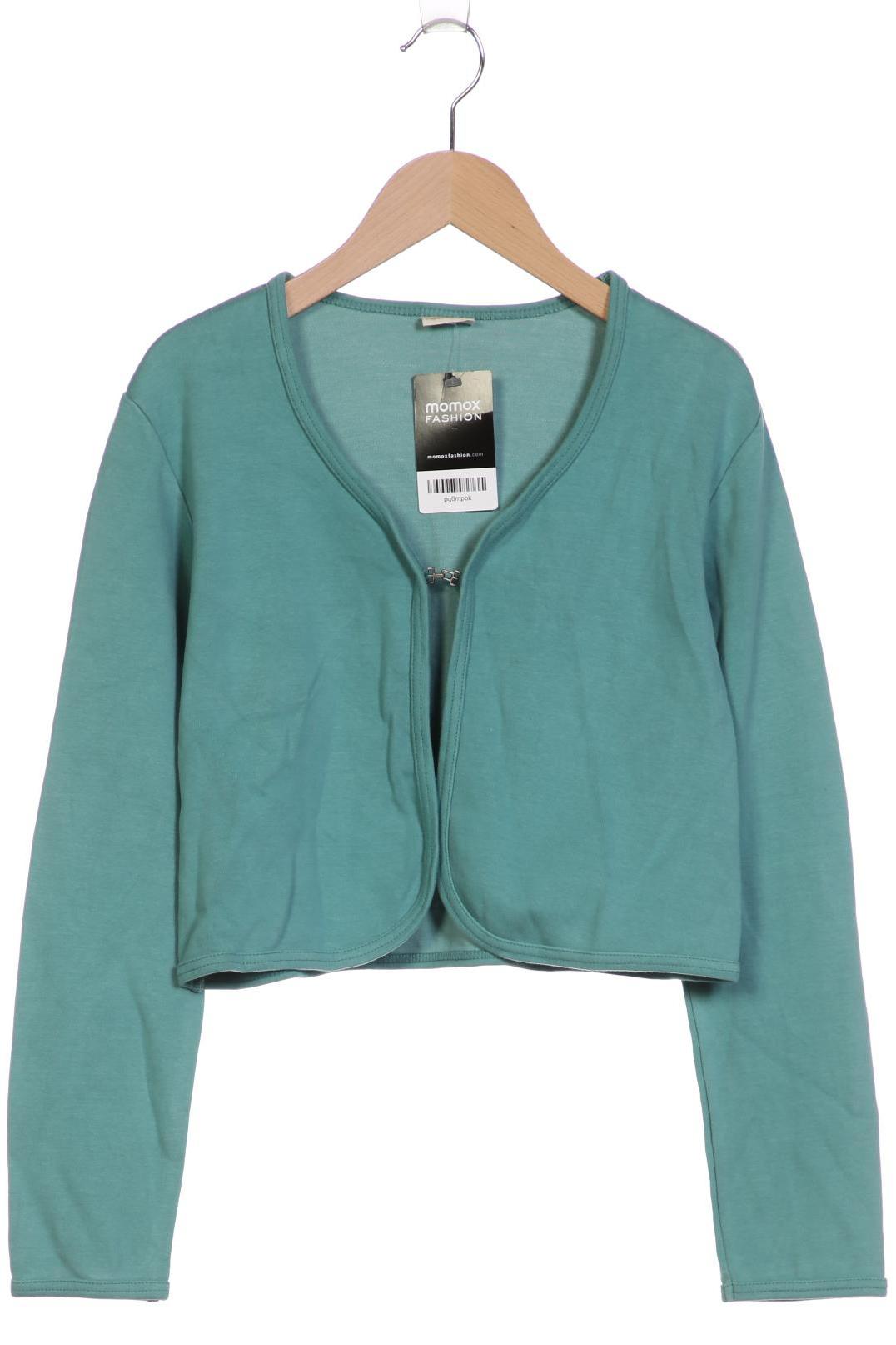 

hessnatur Damen Strickjacke, türkis, Gr. 34