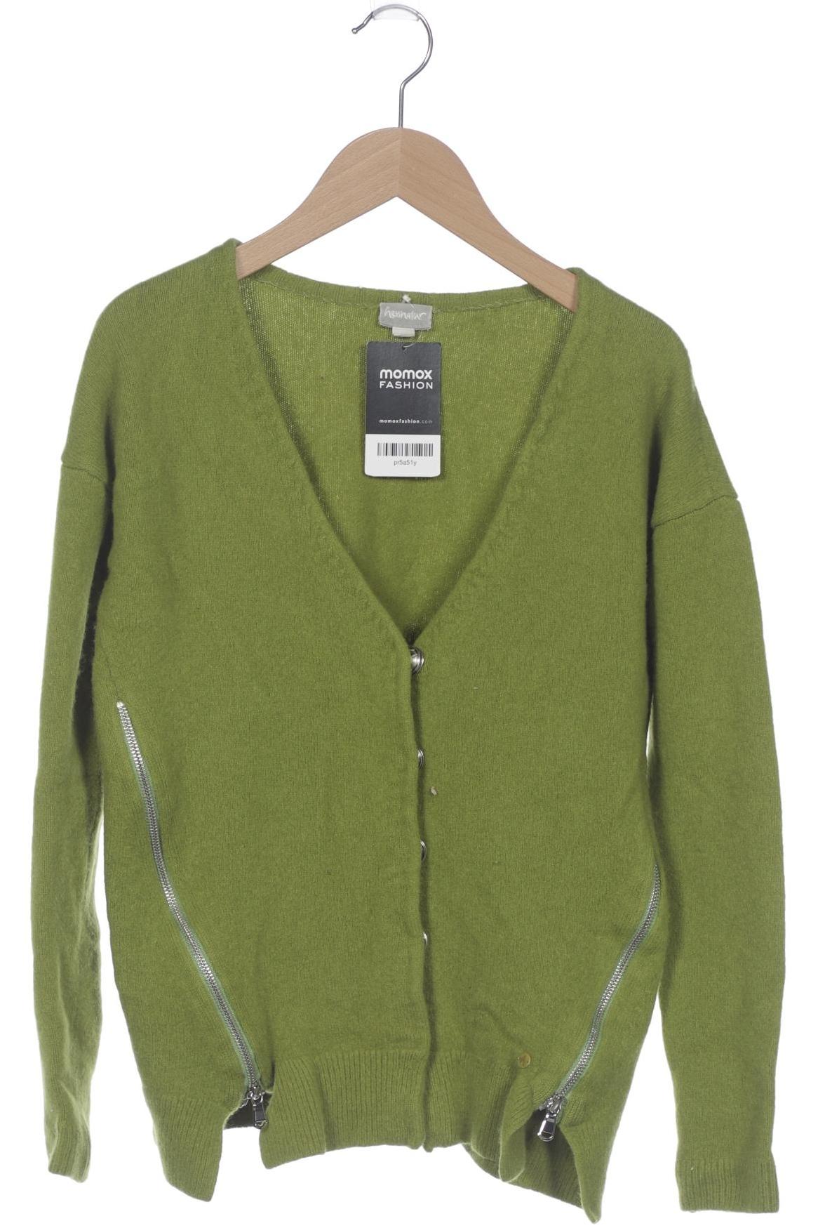 

hessnatur Damen Strickjacke, grün, Gr. 34
