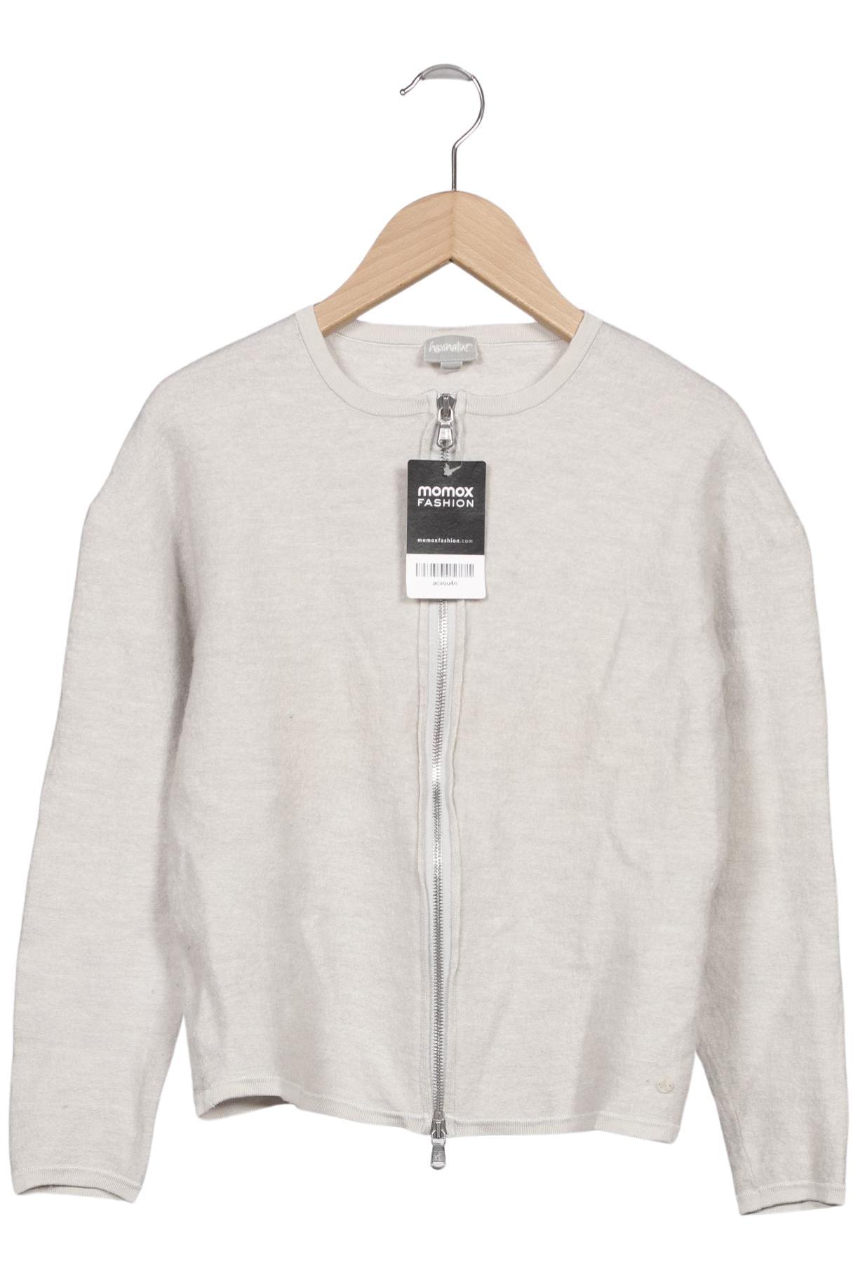 

hessnatur Damen Strickjacke, grau, Gr. 38