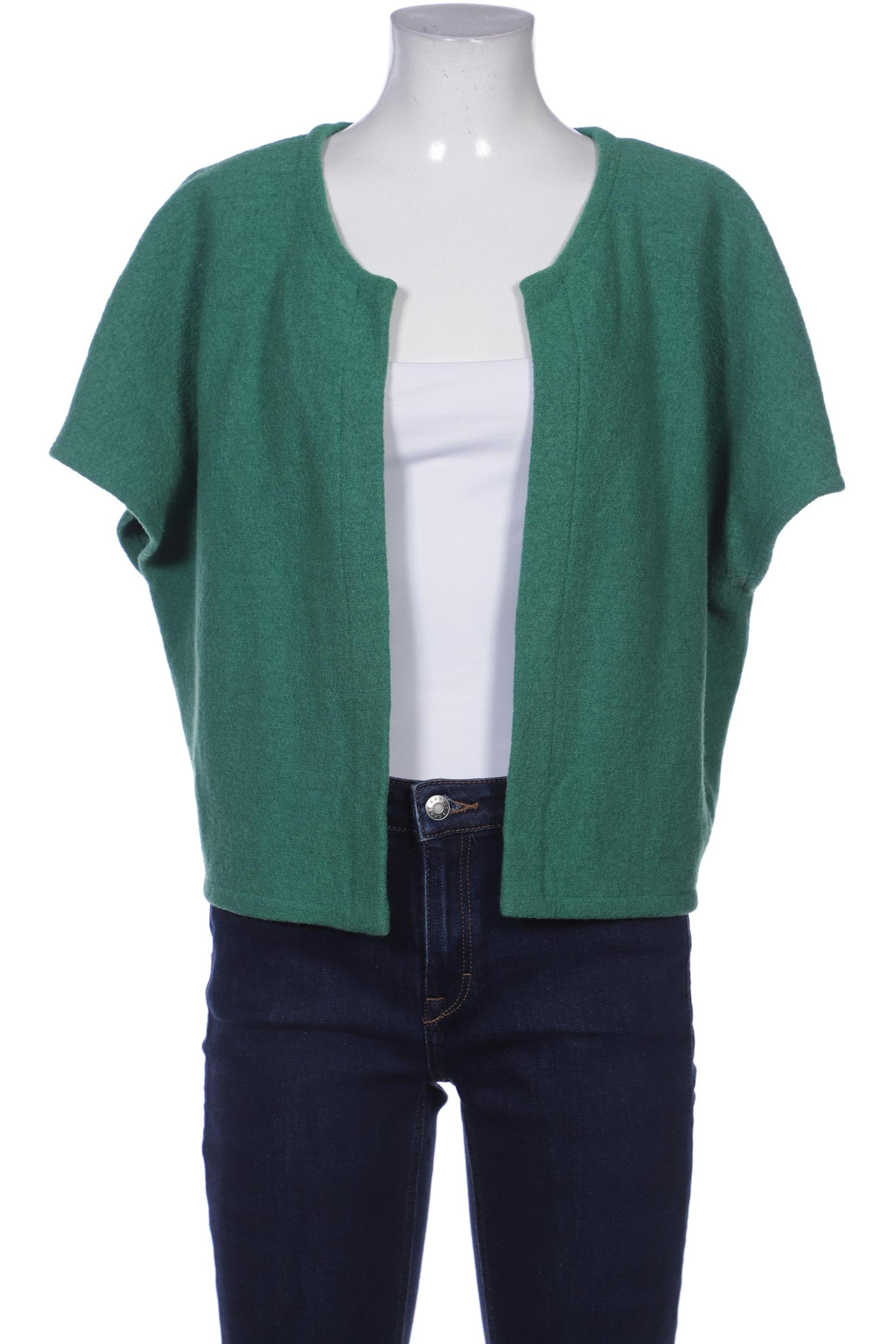 

hessnatur Damen Strickjacke, grün, Gr. 34