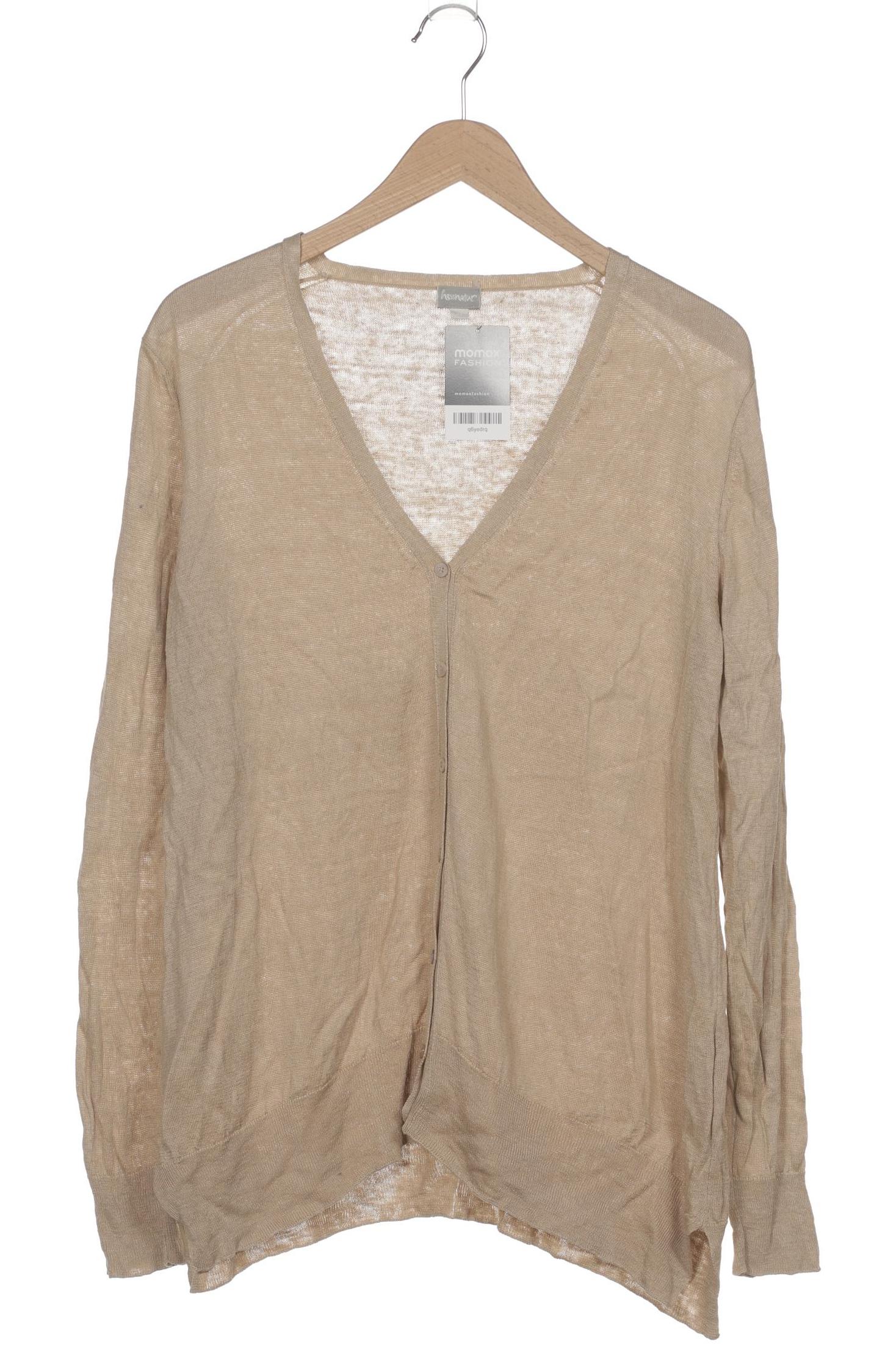 

hessnatur Damen Strickjacke, beige, Gr. 42