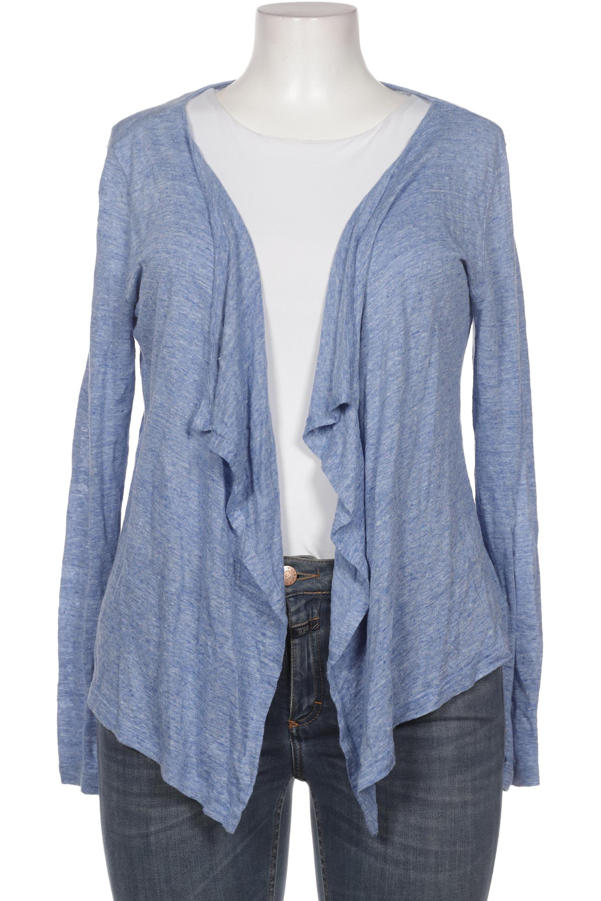 

hessnatur Damen Strickjacke, blau, Gr. 42
