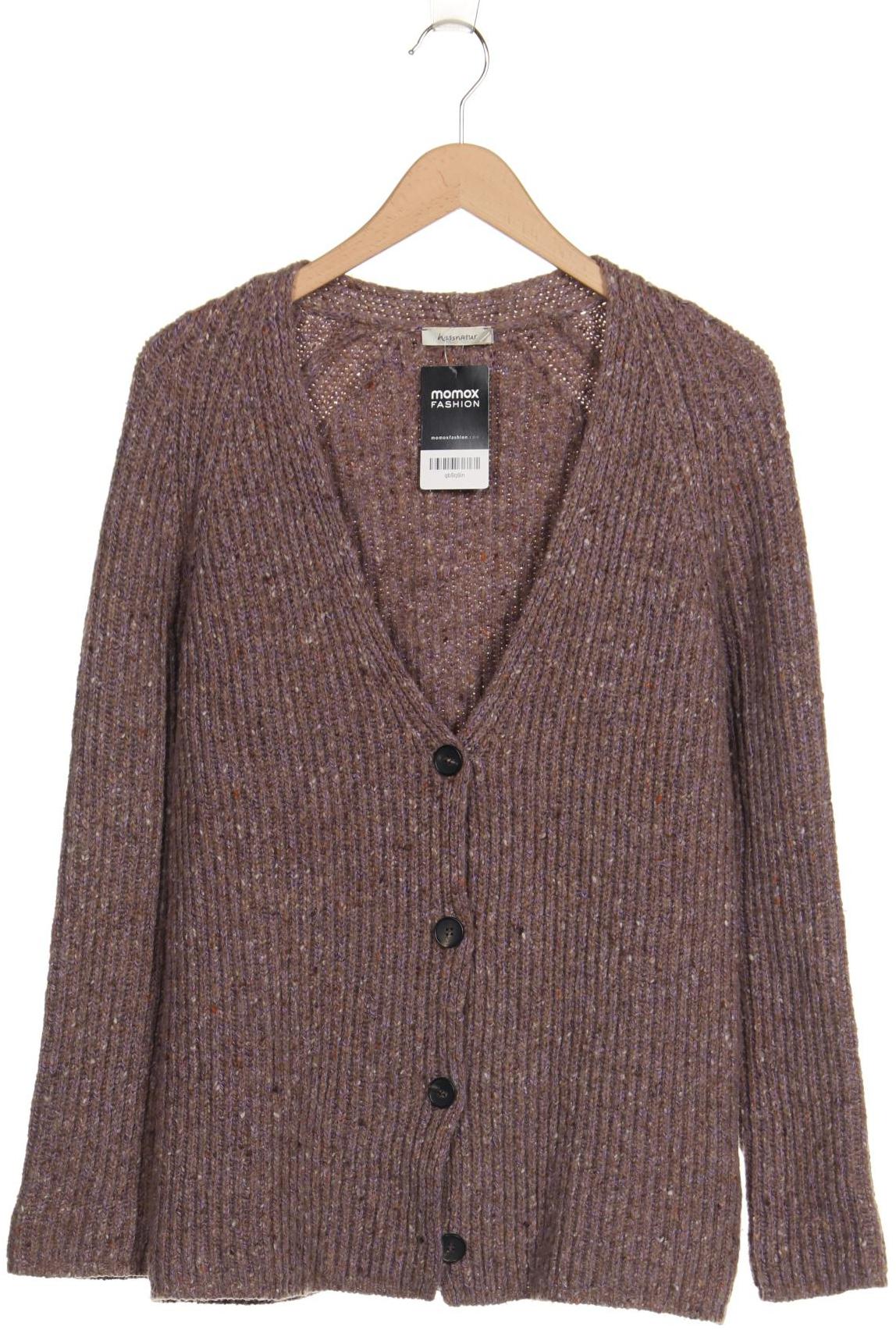 

hessnatur Damen Strickjacke, braun, Gr. 38