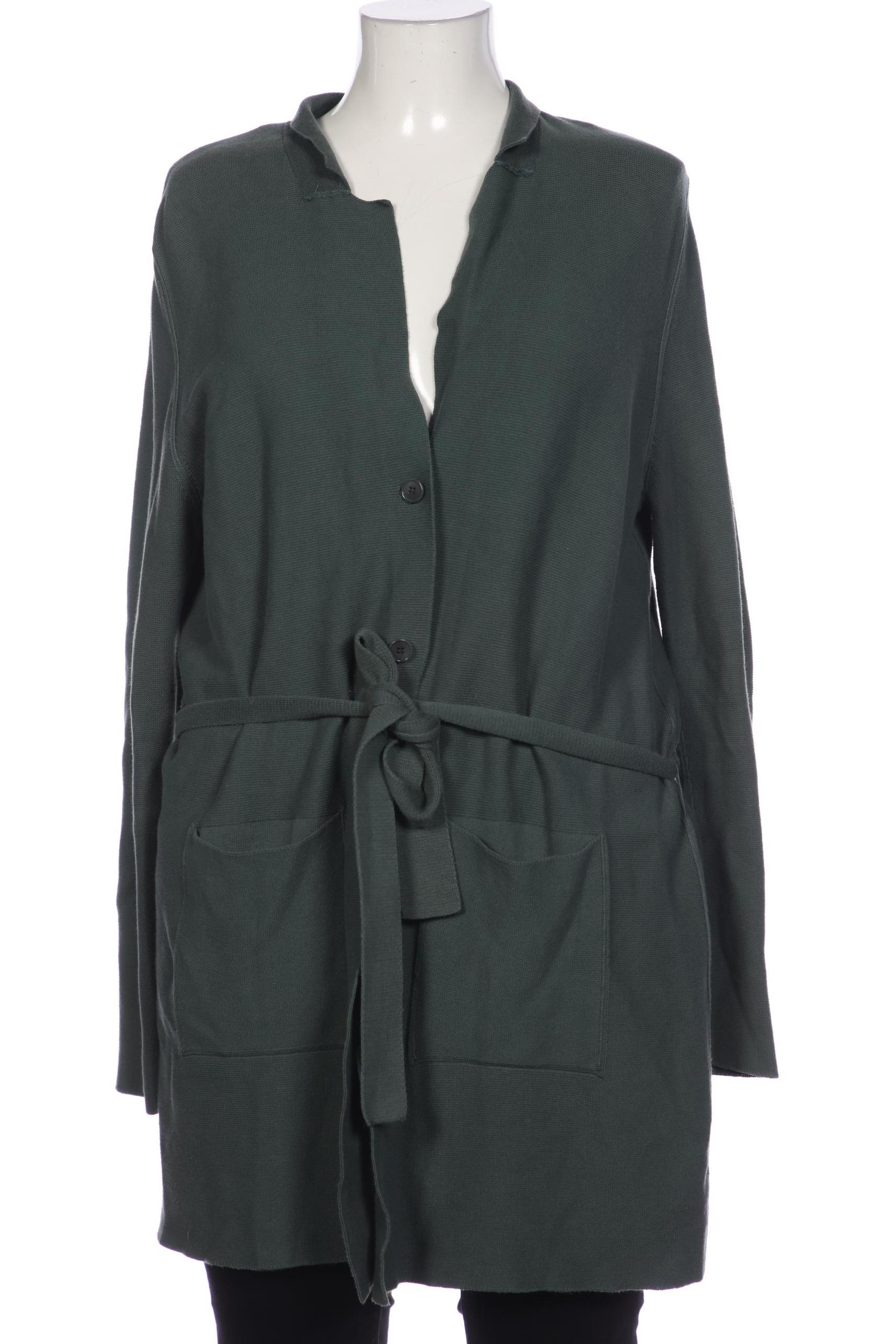 

hessnatur Damen Strickjacke, grün, Gr. 44