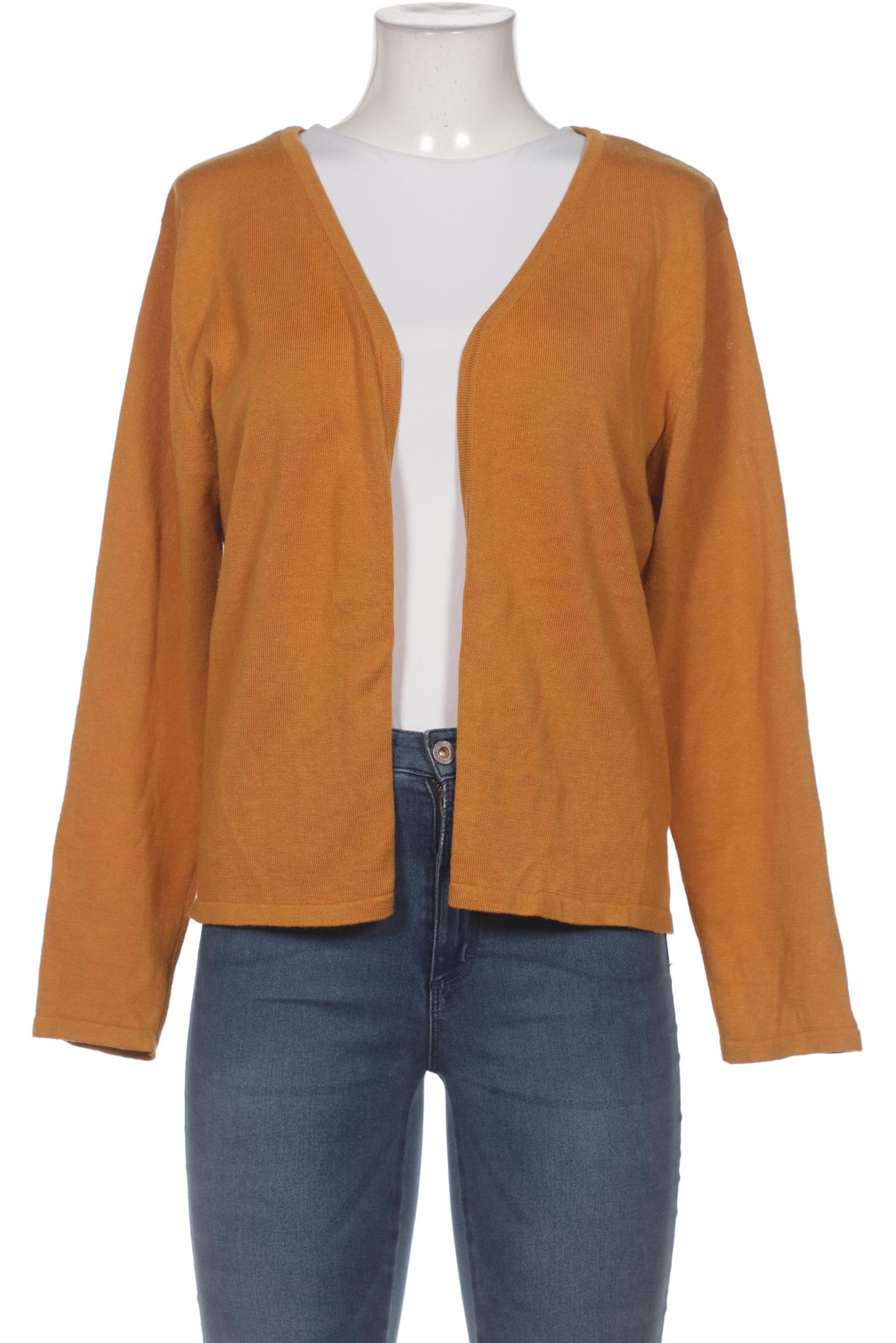 

hessnatur Damen Strickjacke, orange, Gr. 38