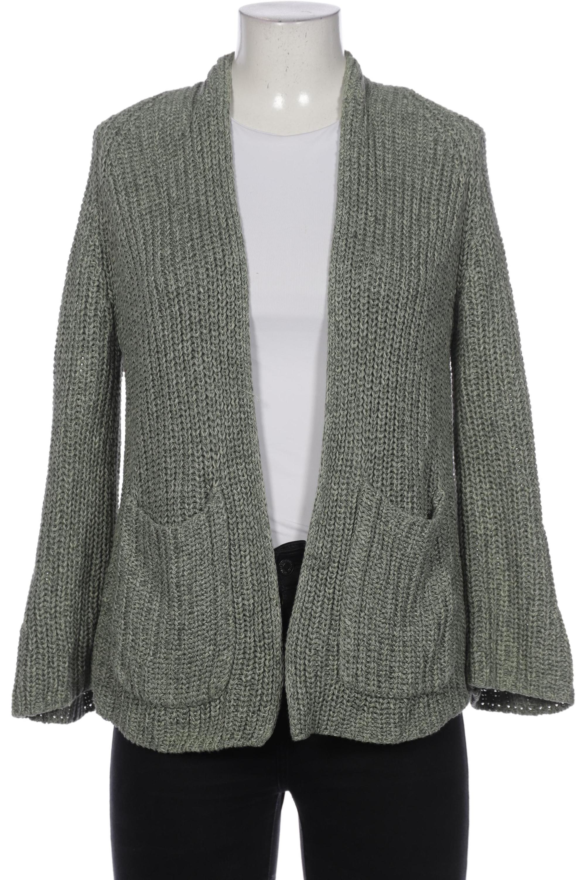 

hessnatur Damen Strickjacke, grün, Gr. 40