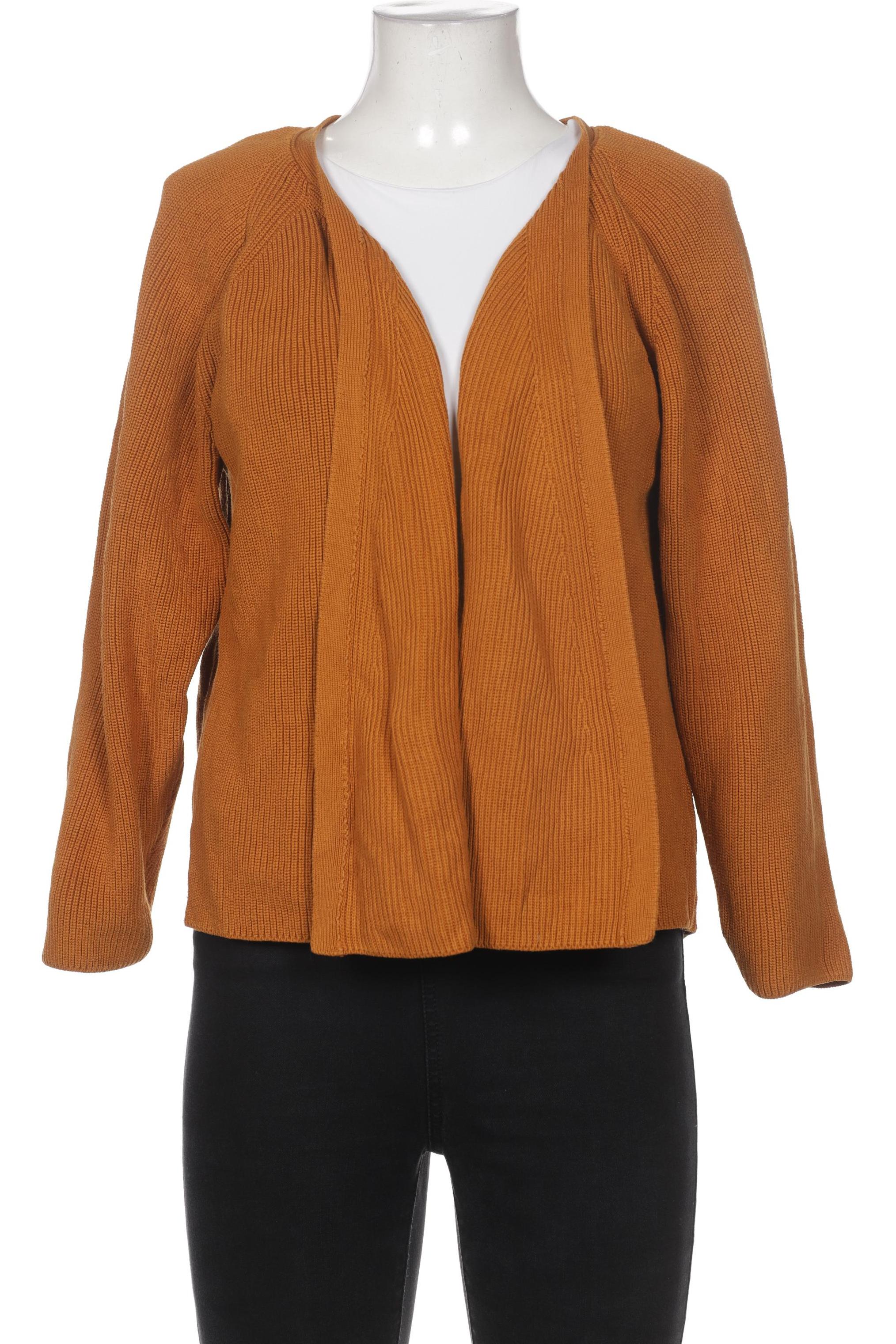 

hessnatur Damen Strickjacke, orange, Gr. 38