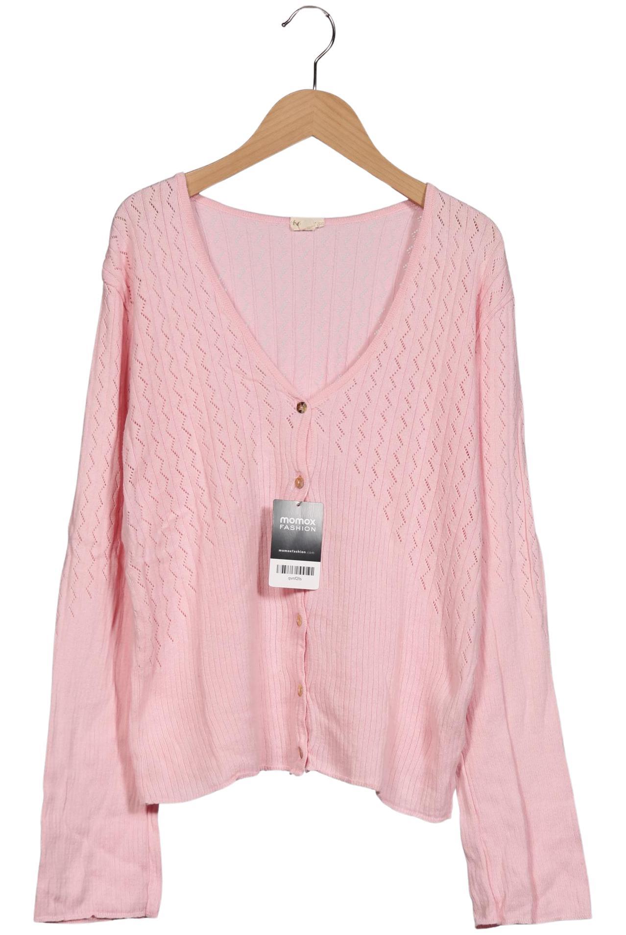 

hessnatur Damen Strickjacke, pink, Gr. 38