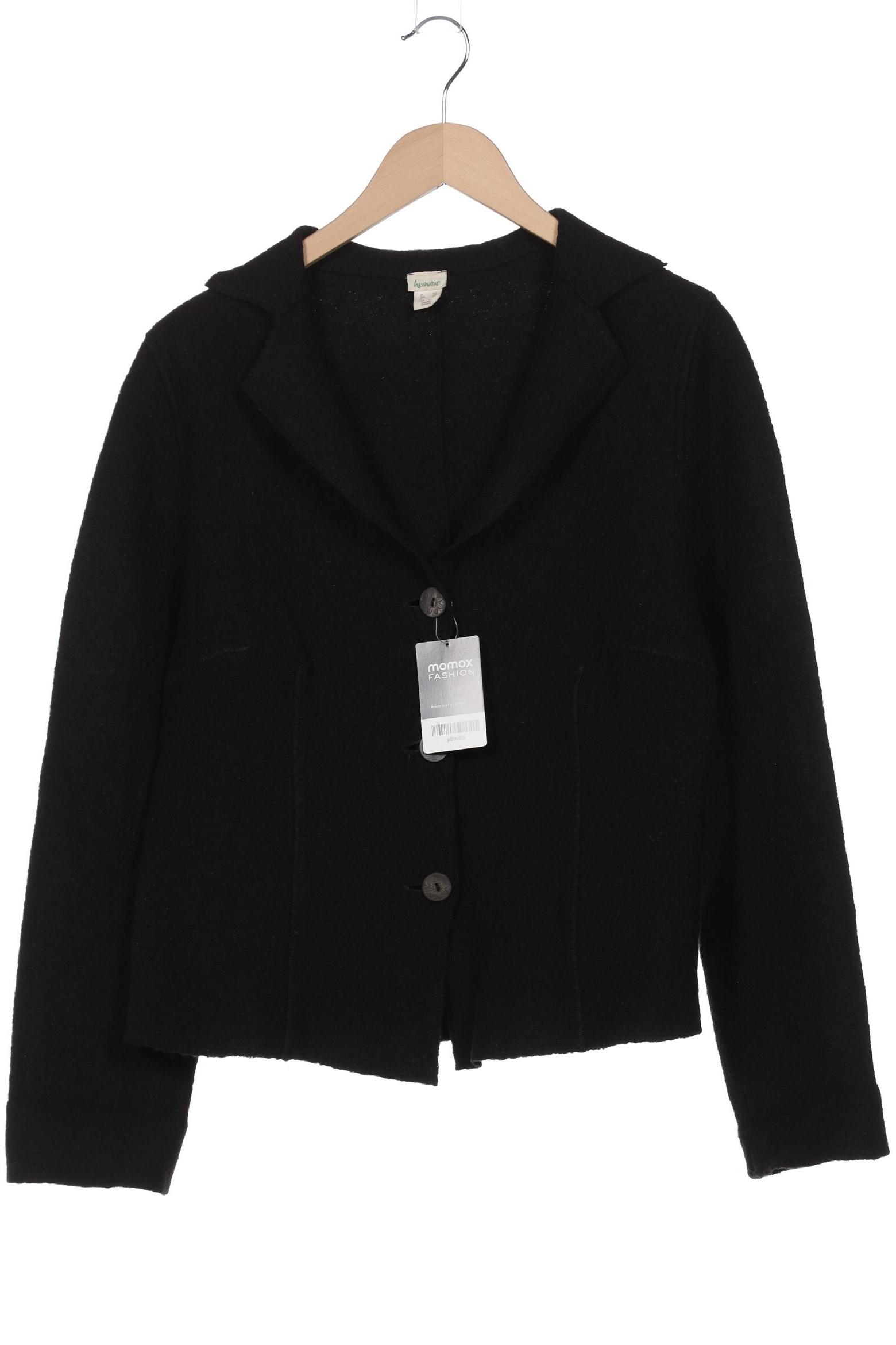 

hessnatur Damen Strickjacke, schwarz, Gr. 44