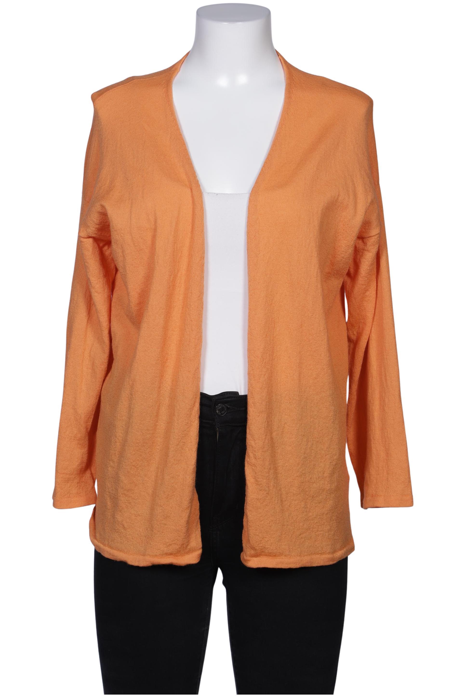 

hessnatur Damen Strickjacke, orange, Gr. 42
