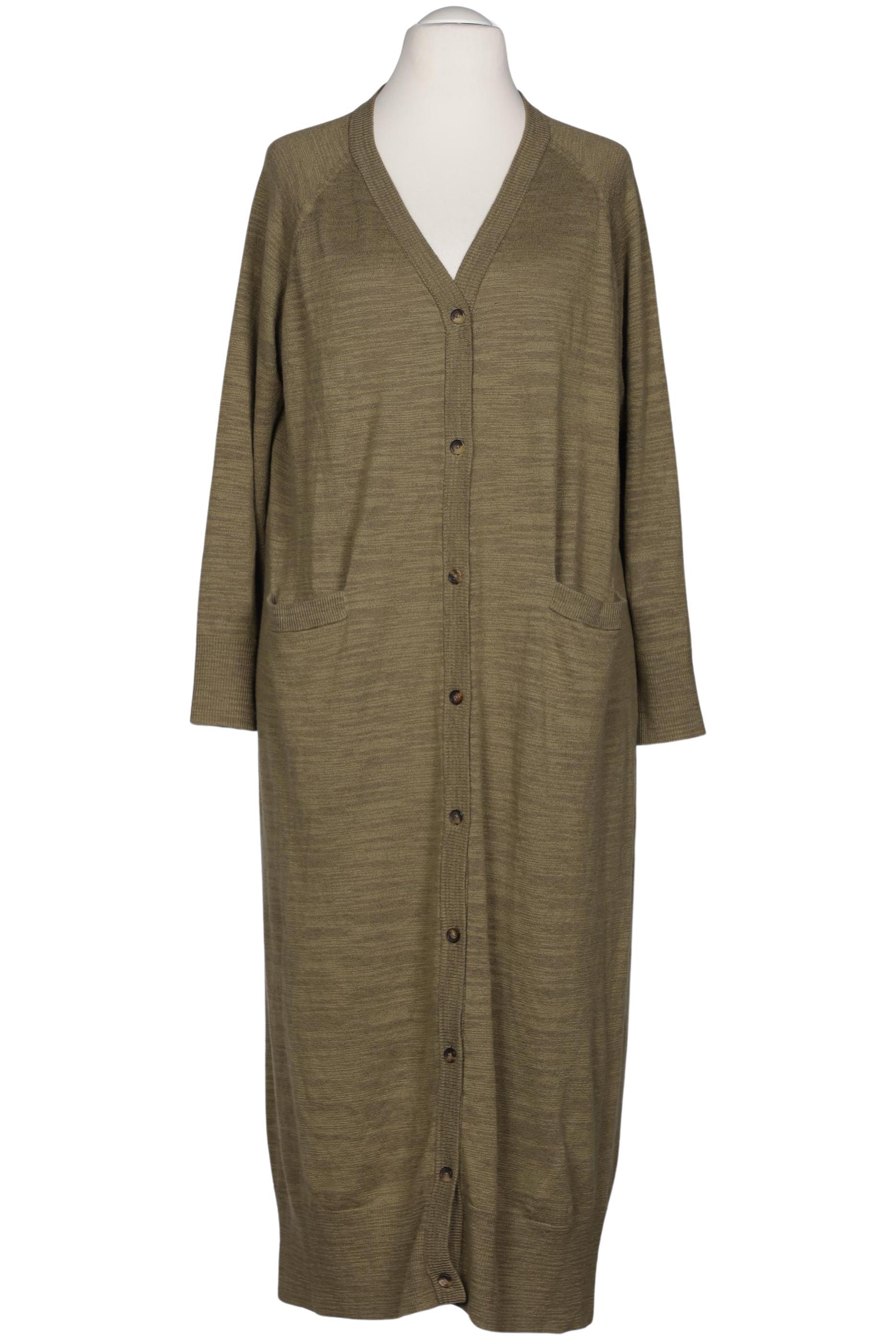 

hessnatur Damen Strickjacke, grün, Gr. 48