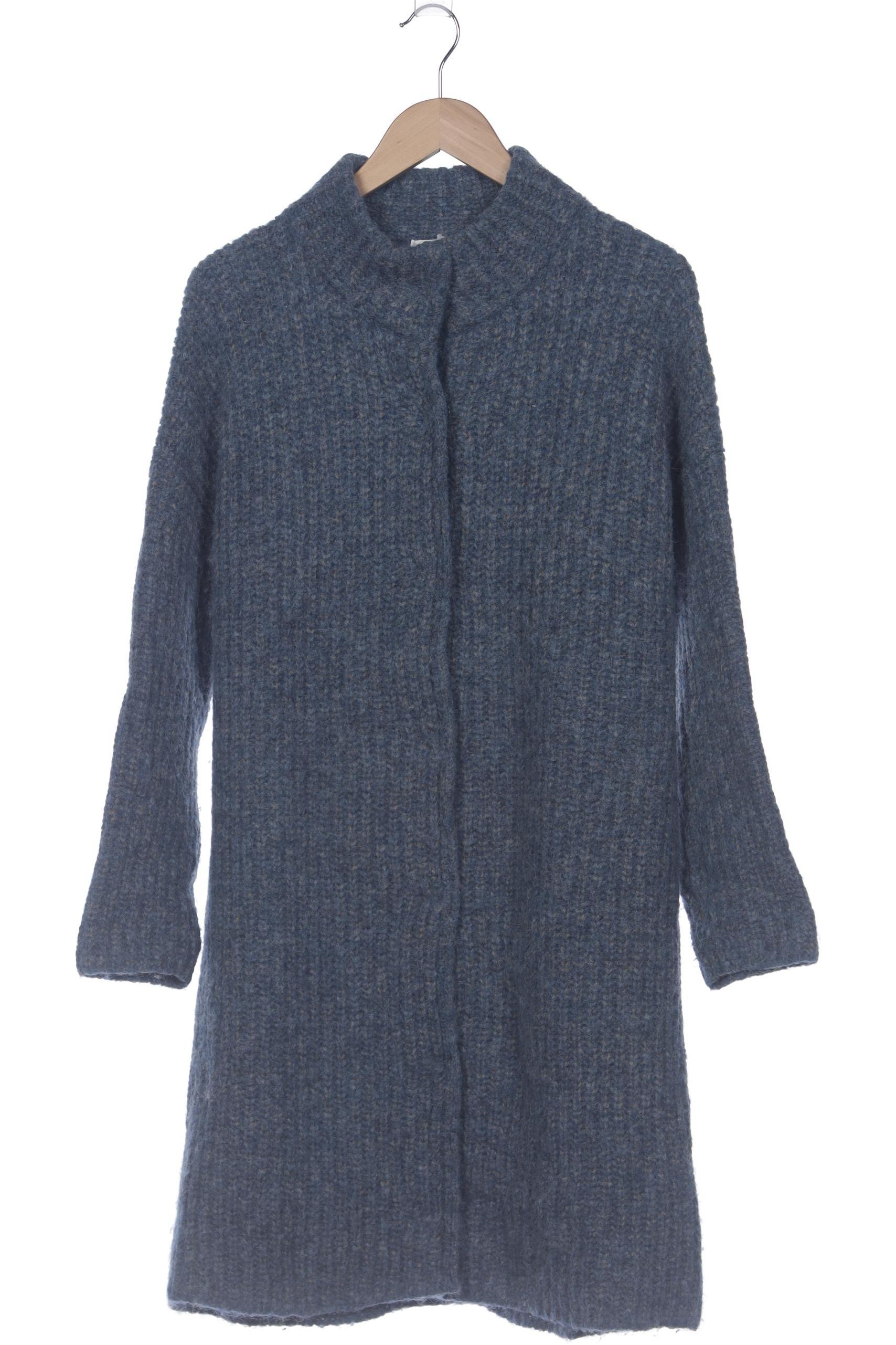 

hessnatur Damen Strickjacke, blau, Gr. 42