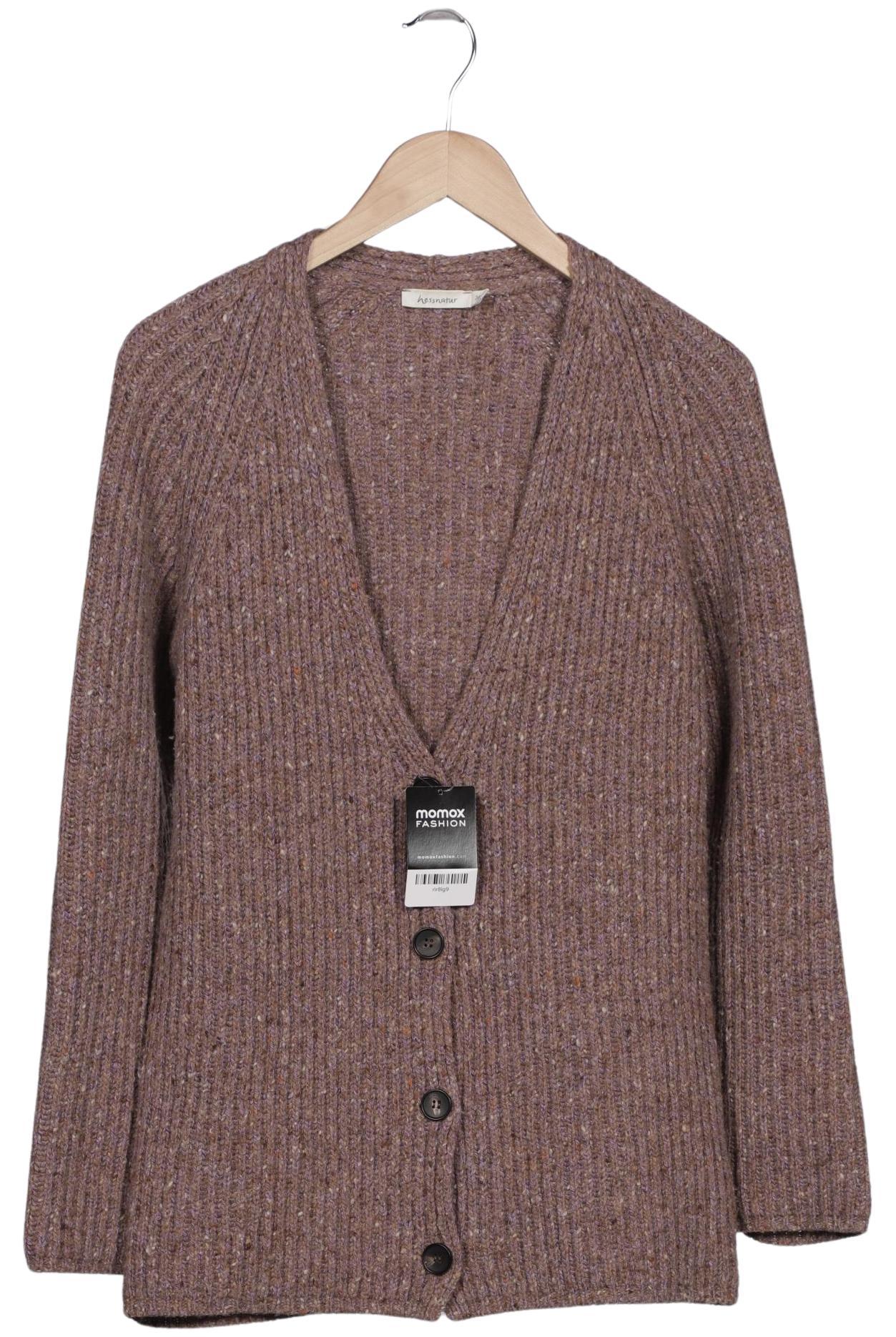 

hessnatur Damen Strickjacke, braun, Gr. 36