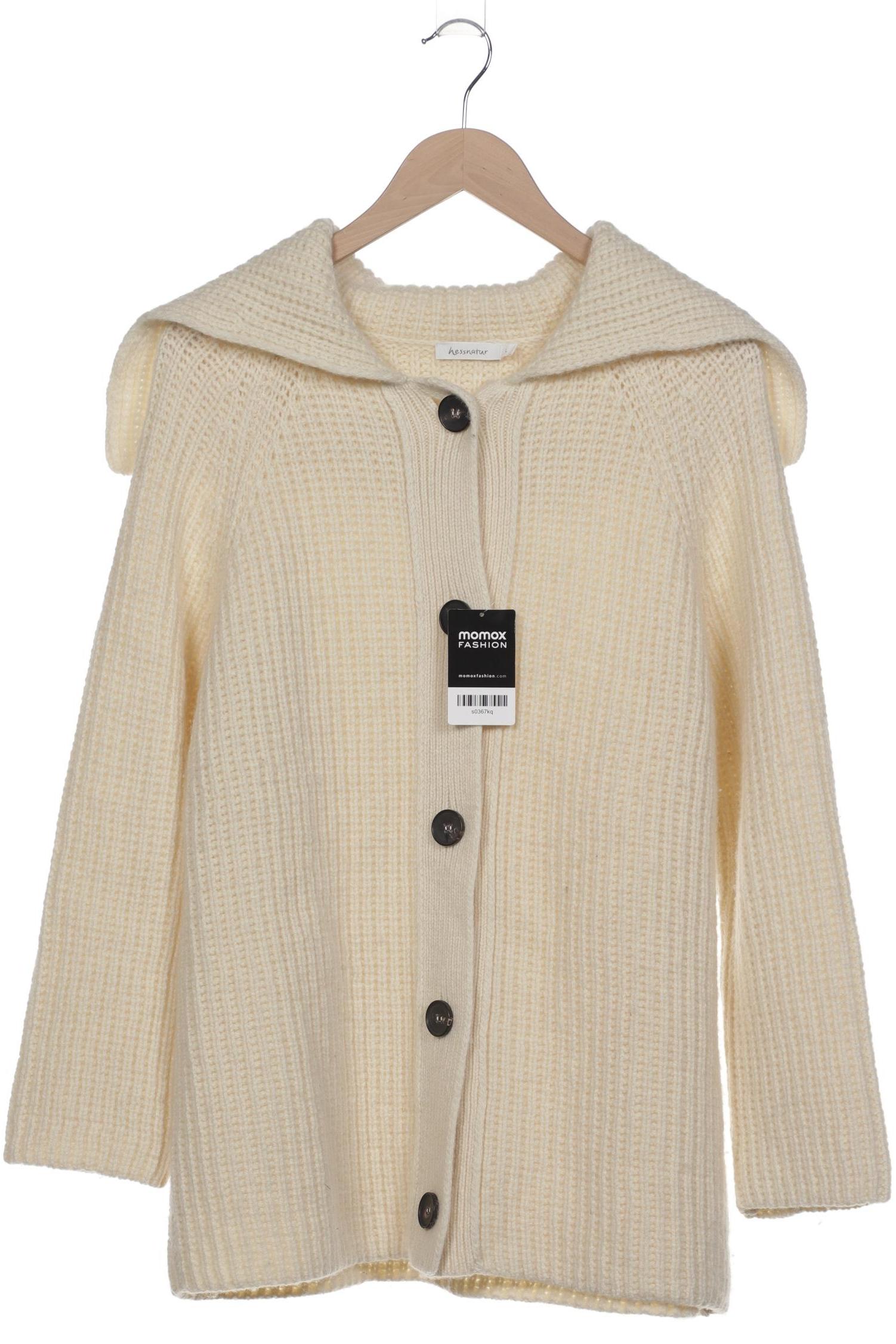 

hessnatur Damen Strickjacke, cremeweiß, Gr. 42