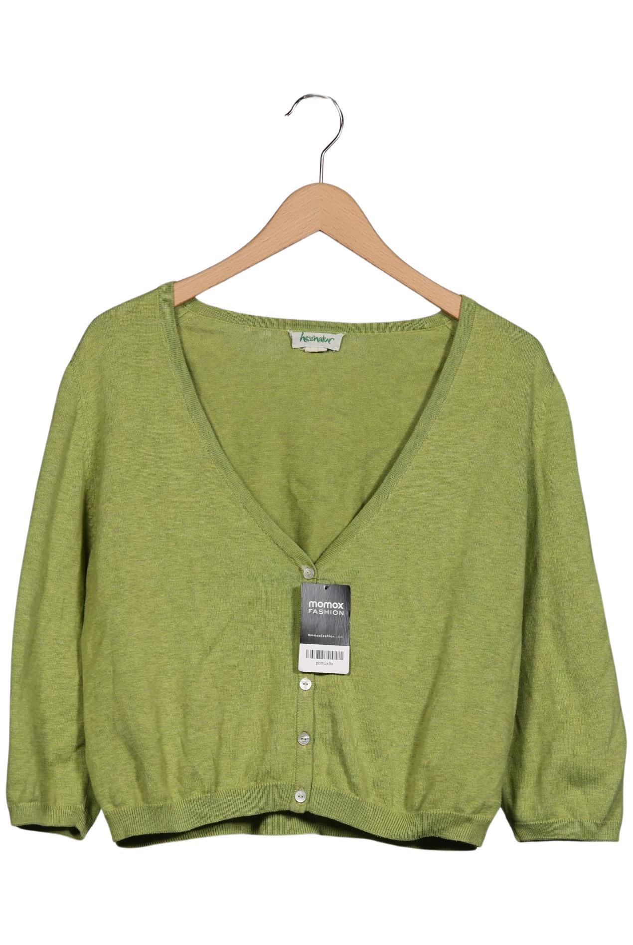 

hessnatur Damen Strickjacke, hellgrün, Gr. 44