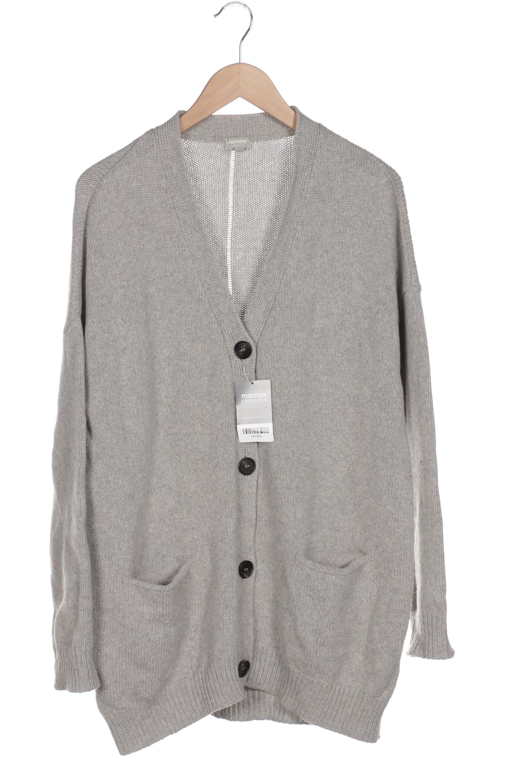 

hessnatur Damen Strickjacke, grau, Gr. 38