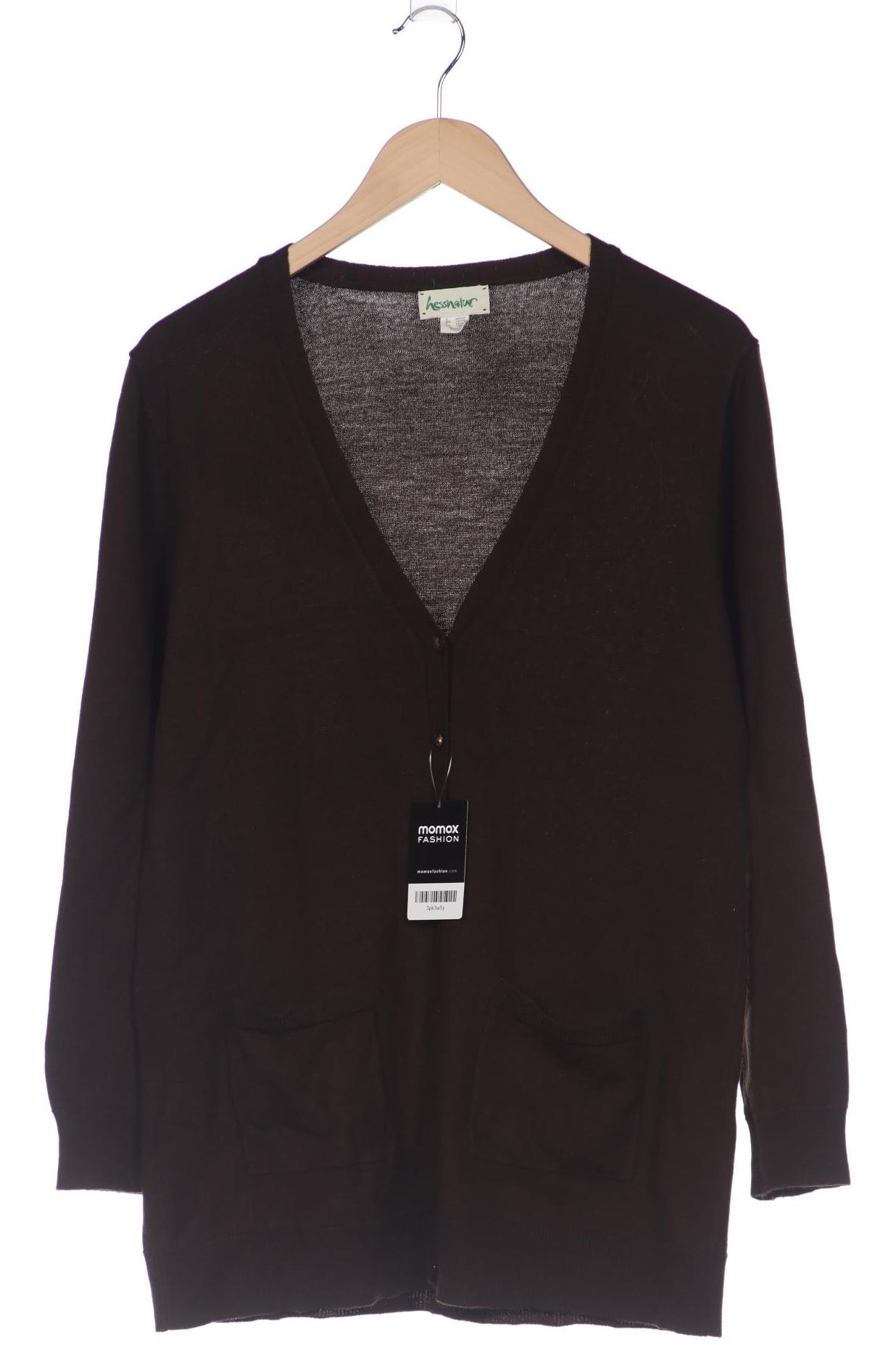 

hessnatur Damen Strickjacke, braun, Gr. 40