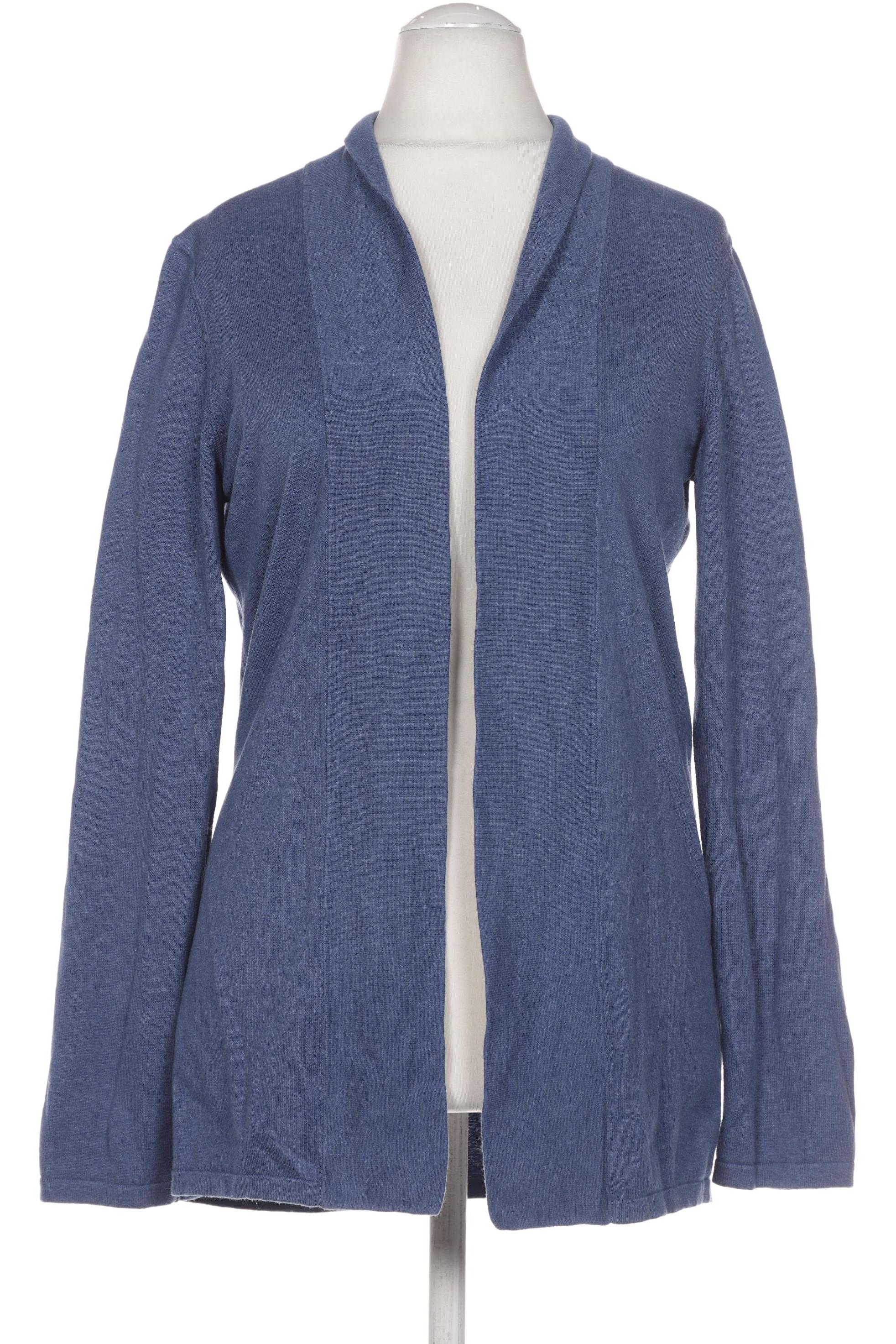 

hessnatur Damen Strickjacke, blau, Gr. 36