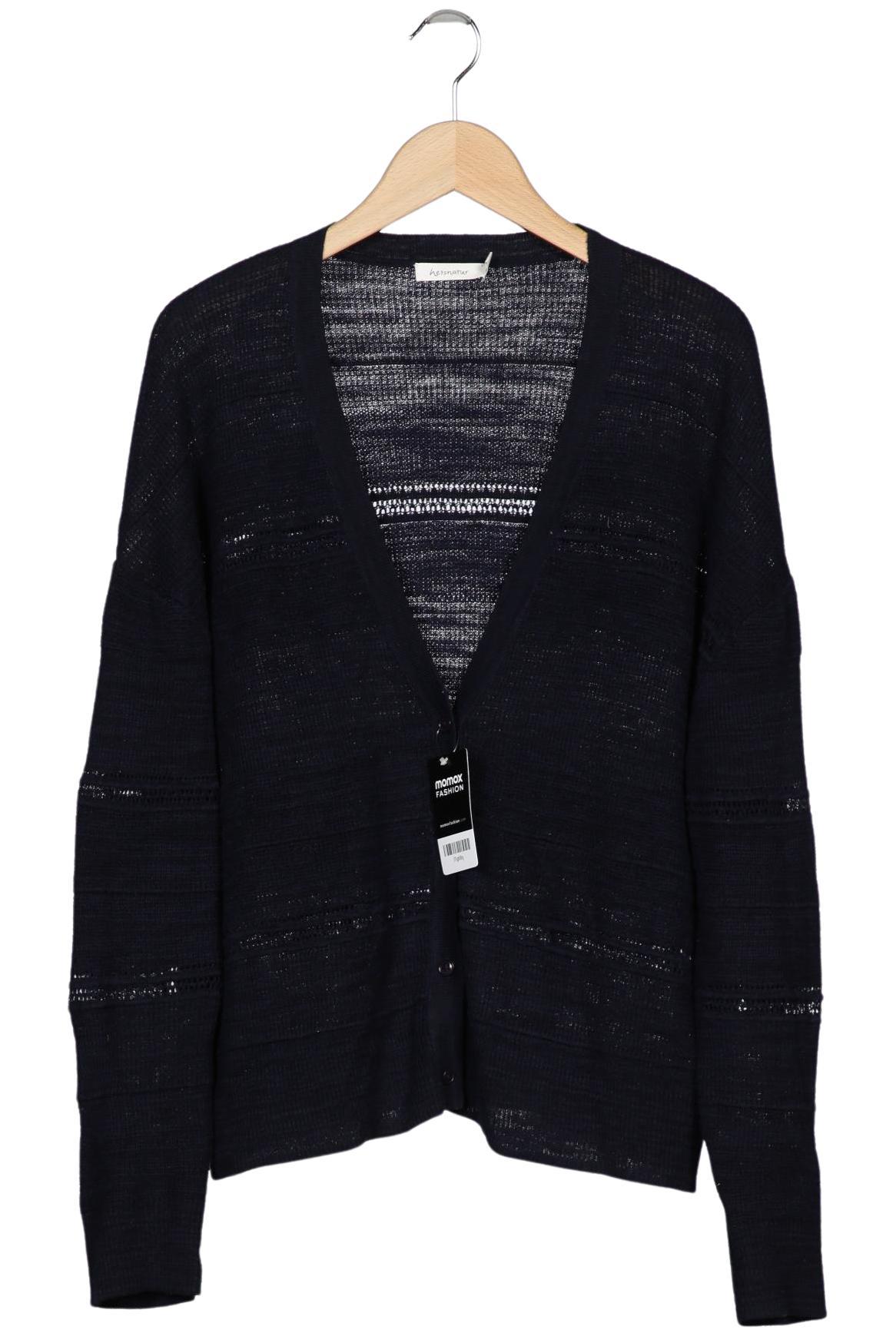 

hessnatur Damen Strickjacke, marineblau, Gr. 42