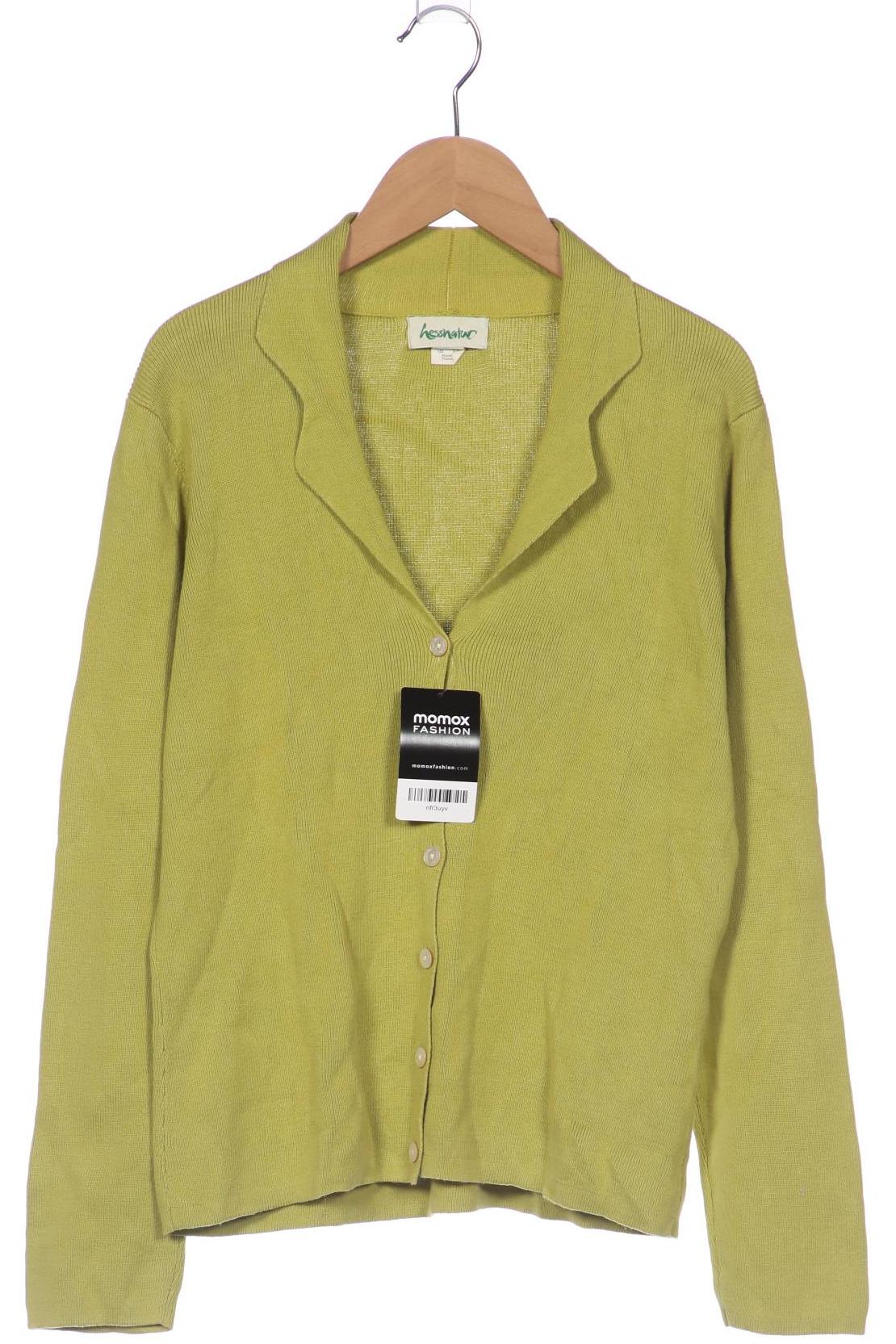 

hessnatur Damen Strickjacke, hellgrün, Gr. 36