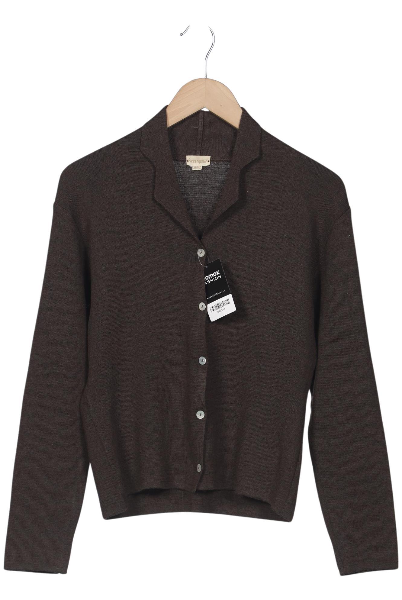 

hessnatur Damen Strickjacke, braun, Gr. 38