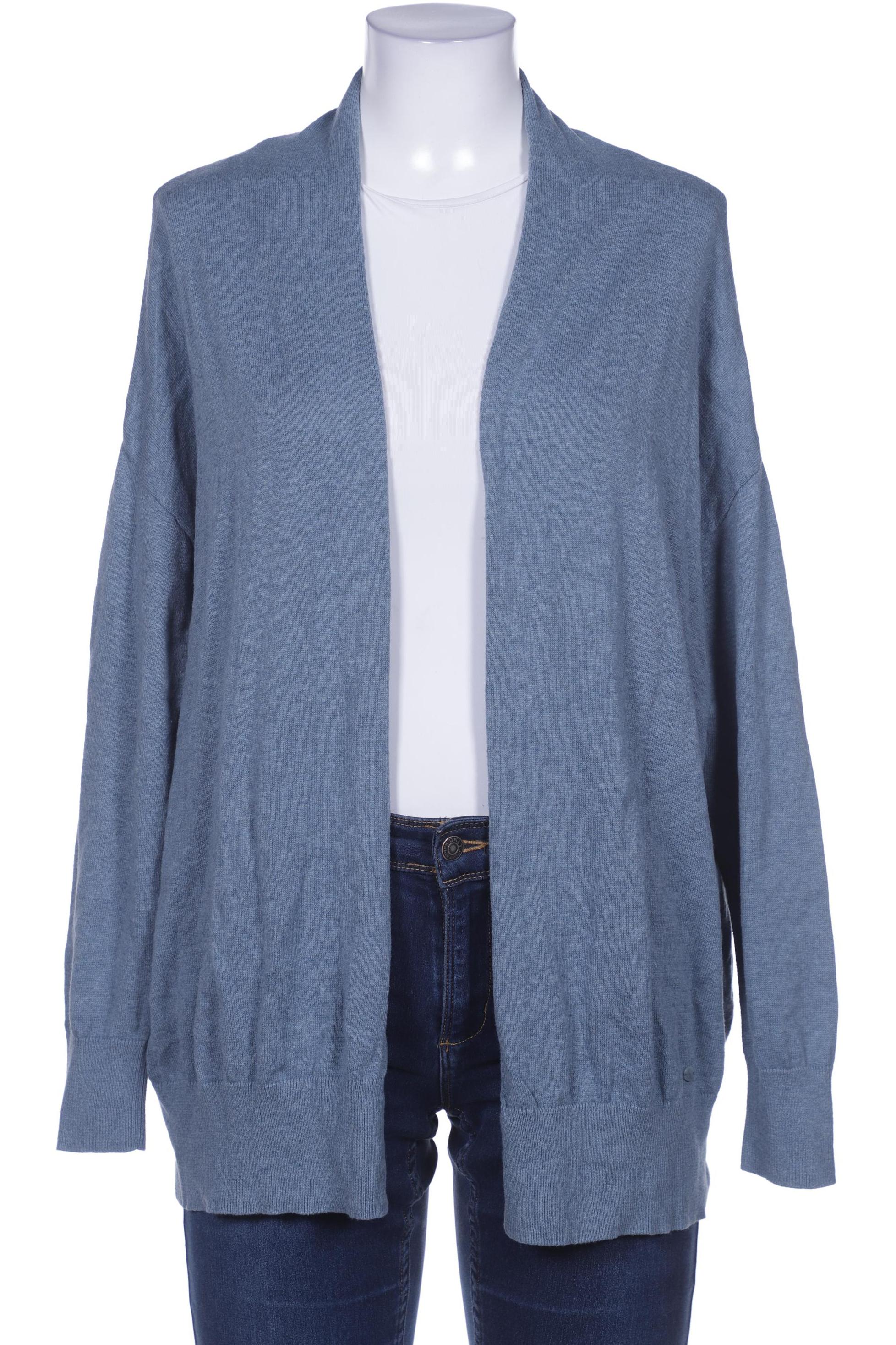 

hessnatur Damen Strickjacke, blau, Gr. 40