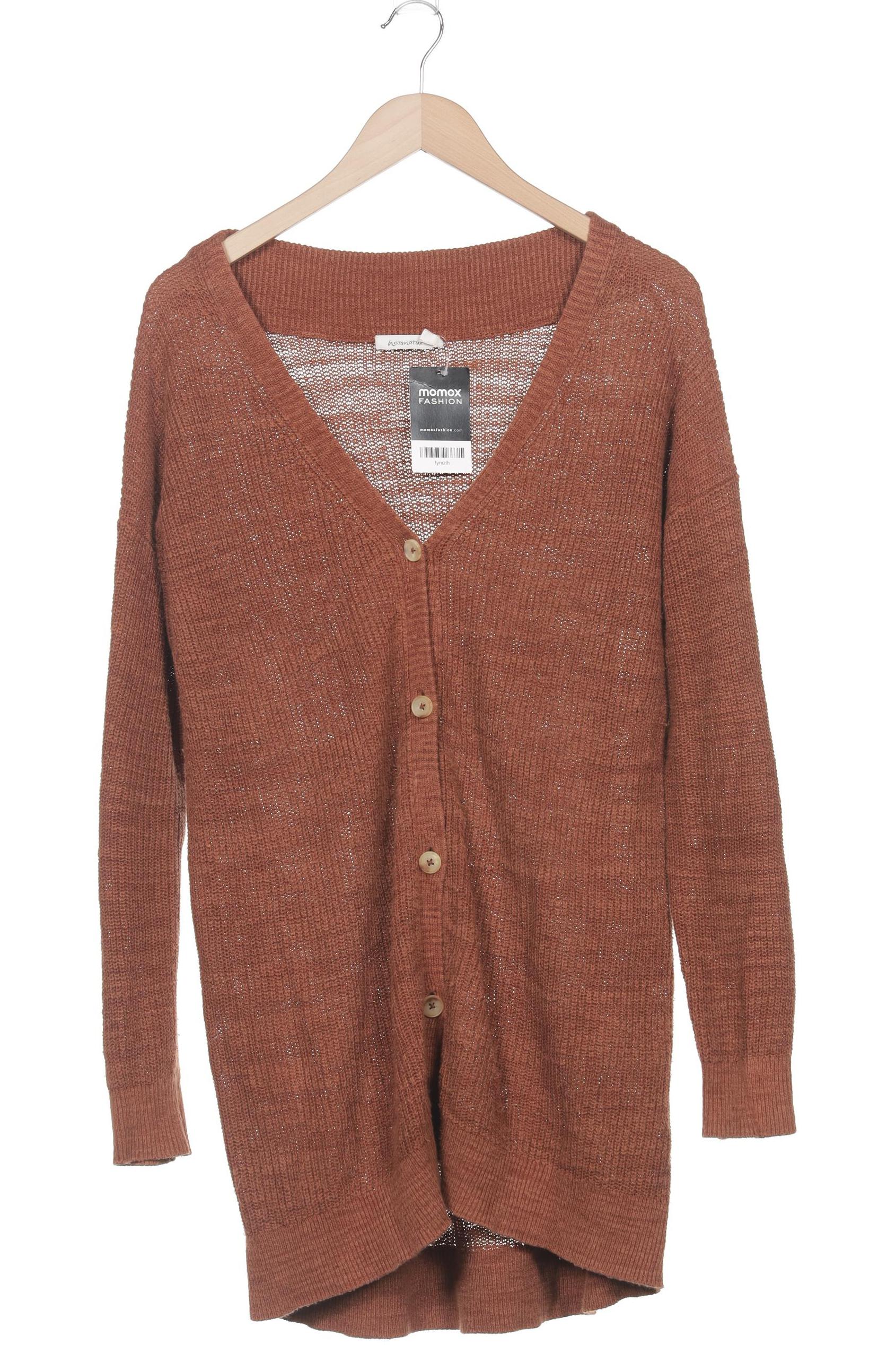 

hessnatur Damen Strickjacke, braun, Gr. 36