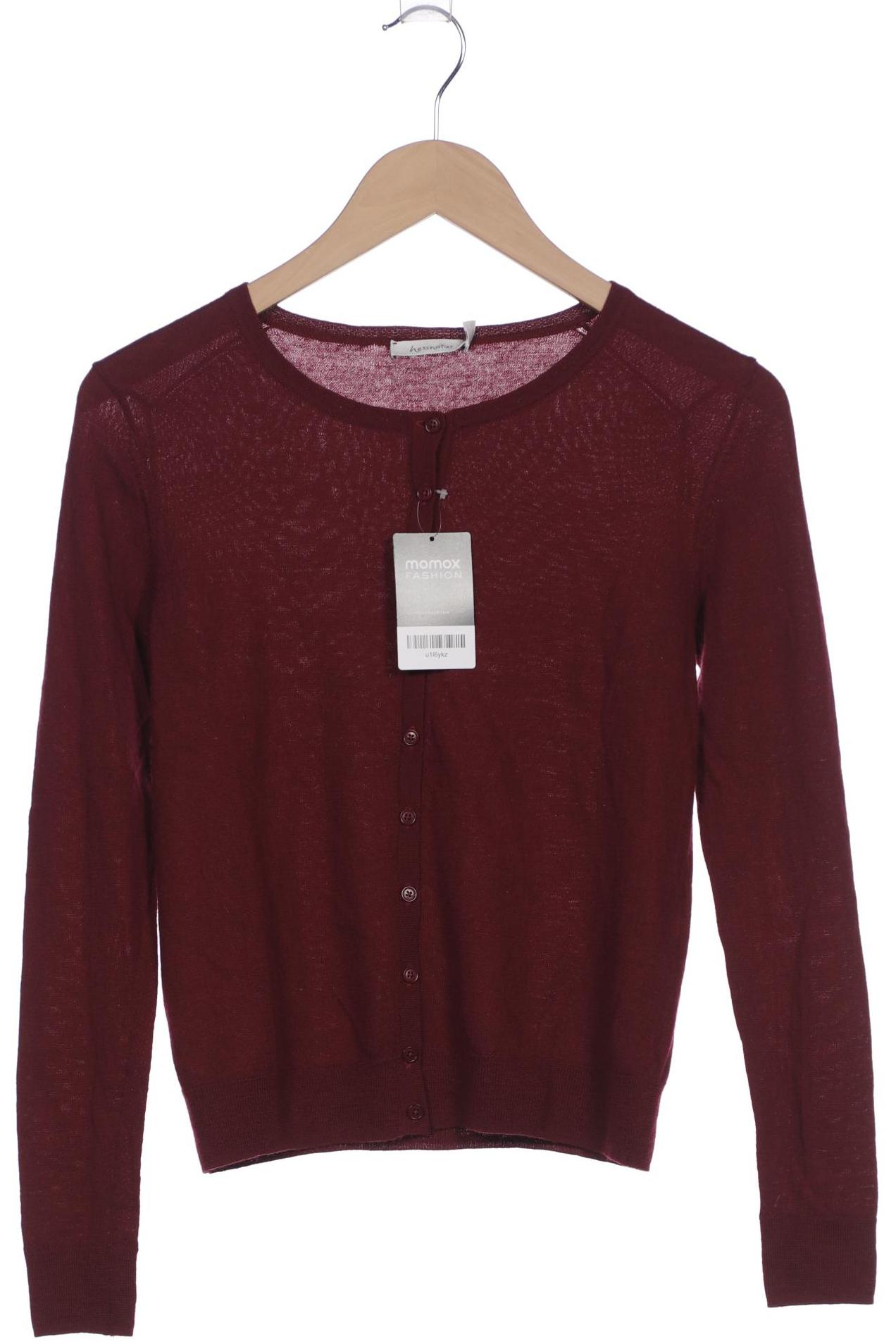 

hessnatur Damen Strickjacke, bordeaux, Gr. 34