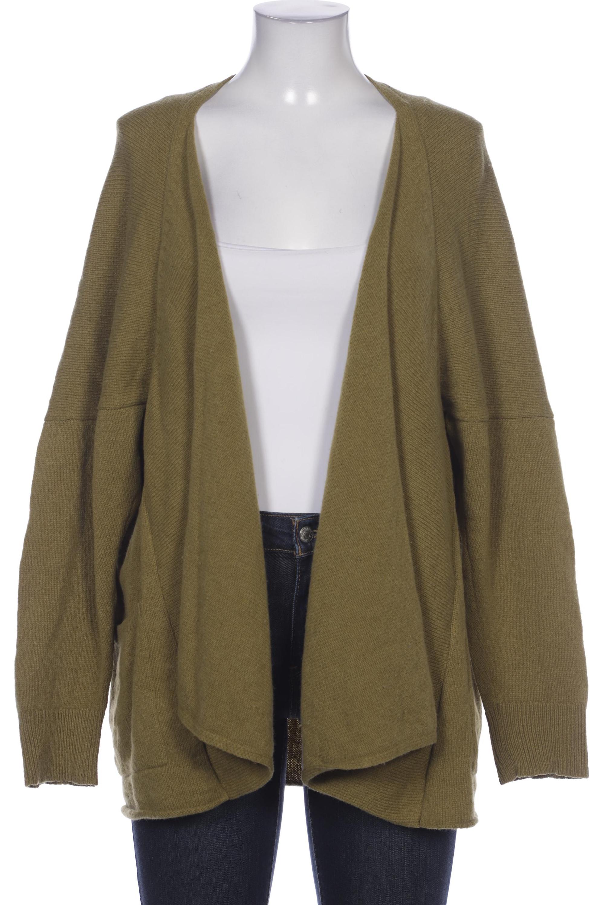 

hessnatur Damen Strickjacke, grün, Gr. 38