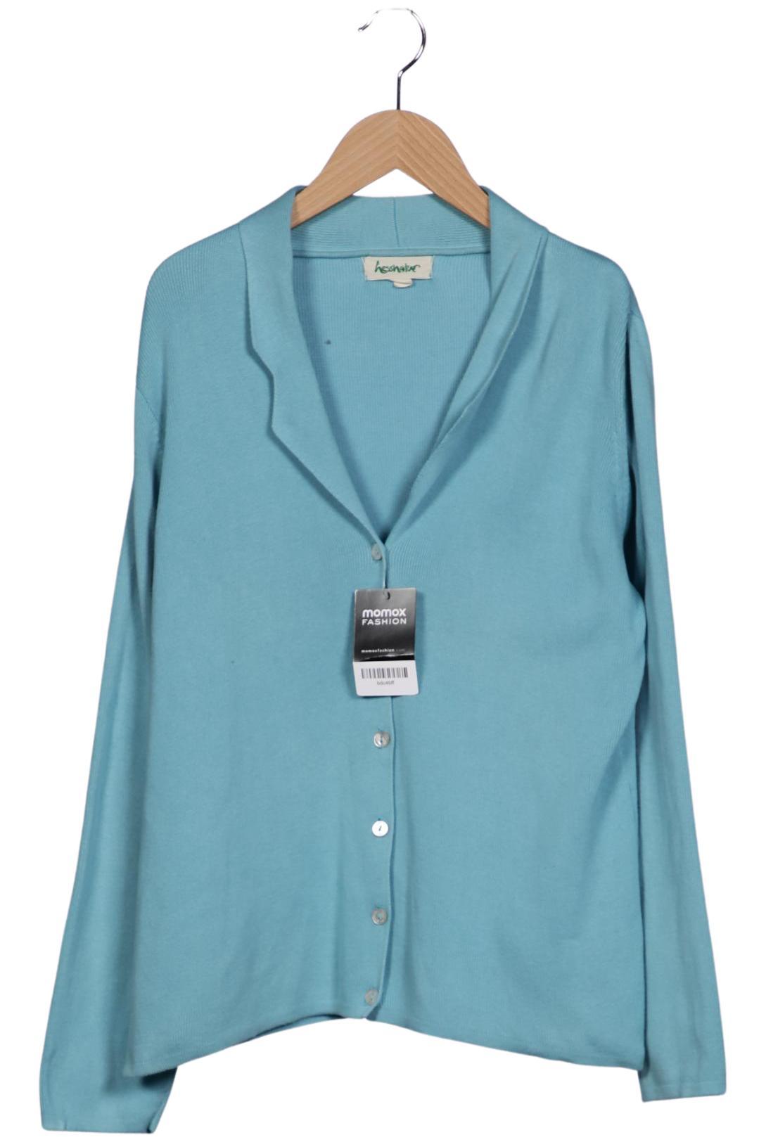 

hessnatur Damen Strickjacke, hellblau, Gr. 40