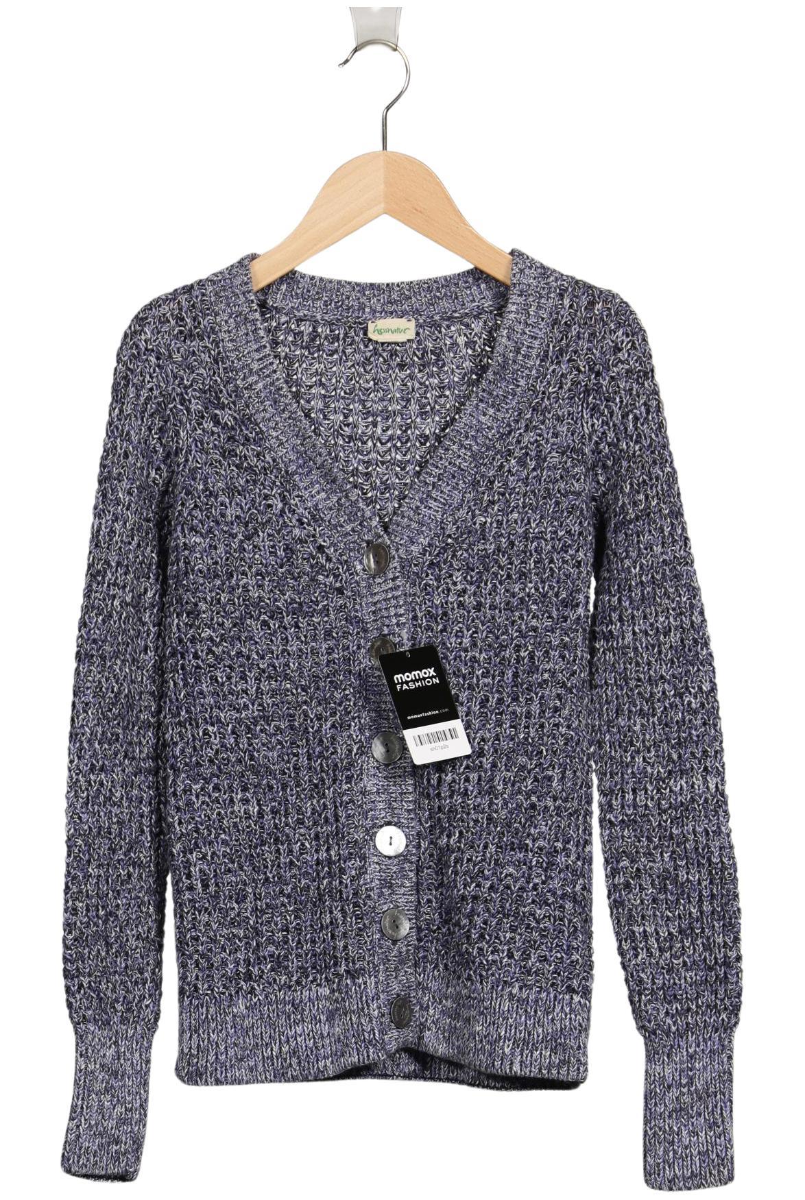 

hessnatur Damen Strickjacke, marineblau, Gr. 34