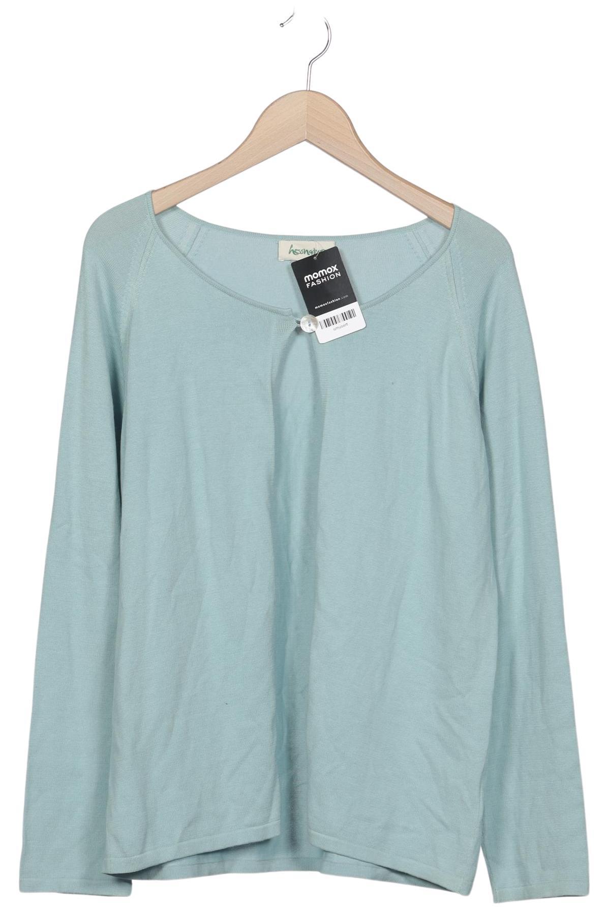 

hessnatur Damen Strickjacke, türkis, Gr. 40