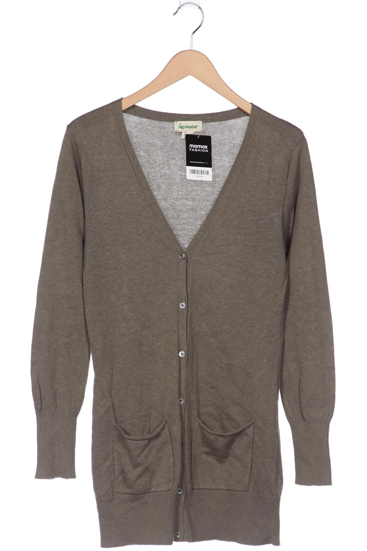 

hessnatur Damen Strickjacke, grün, Gr. 36