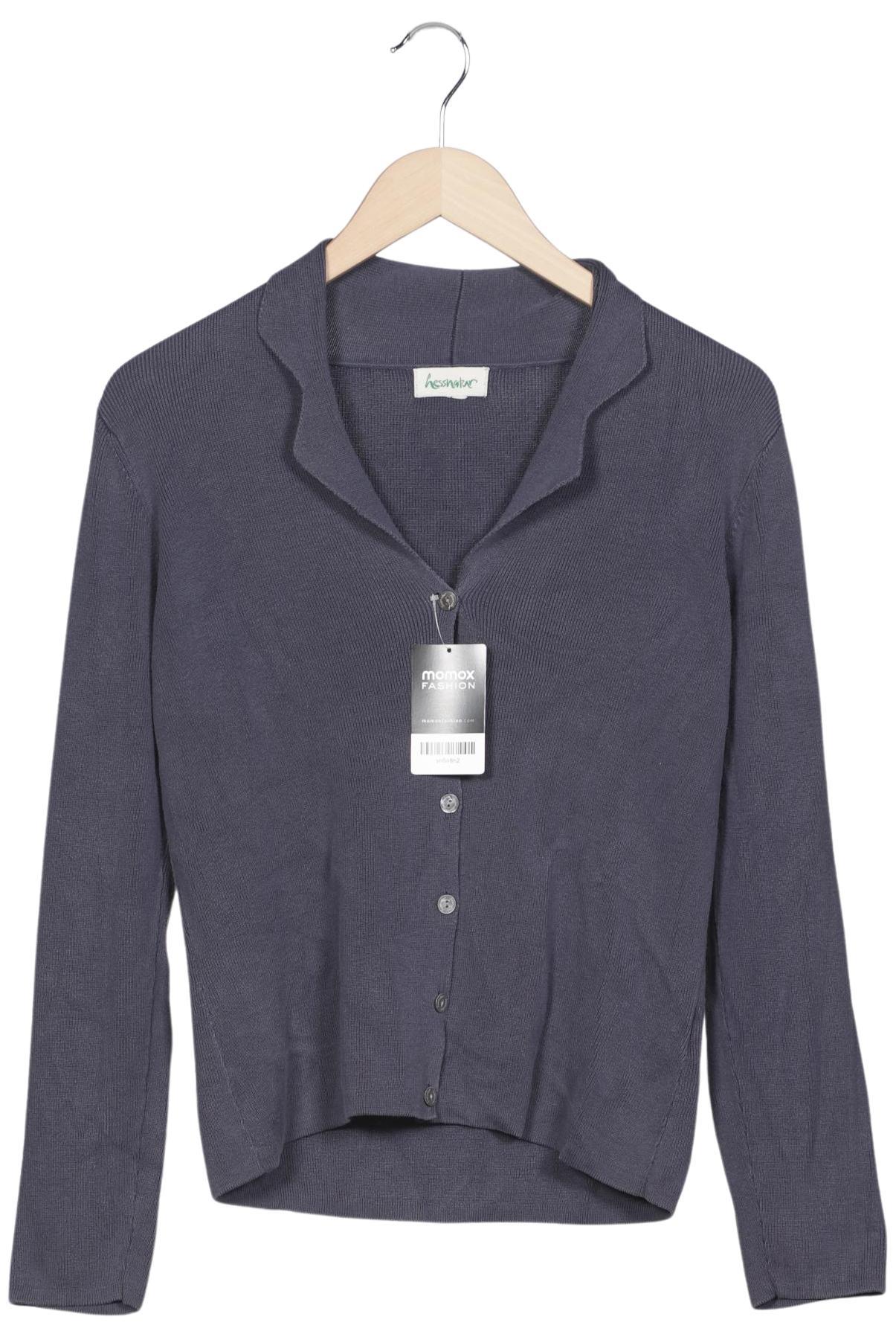 

hessnatur Damen Strickjacke, grau, Gr. 36