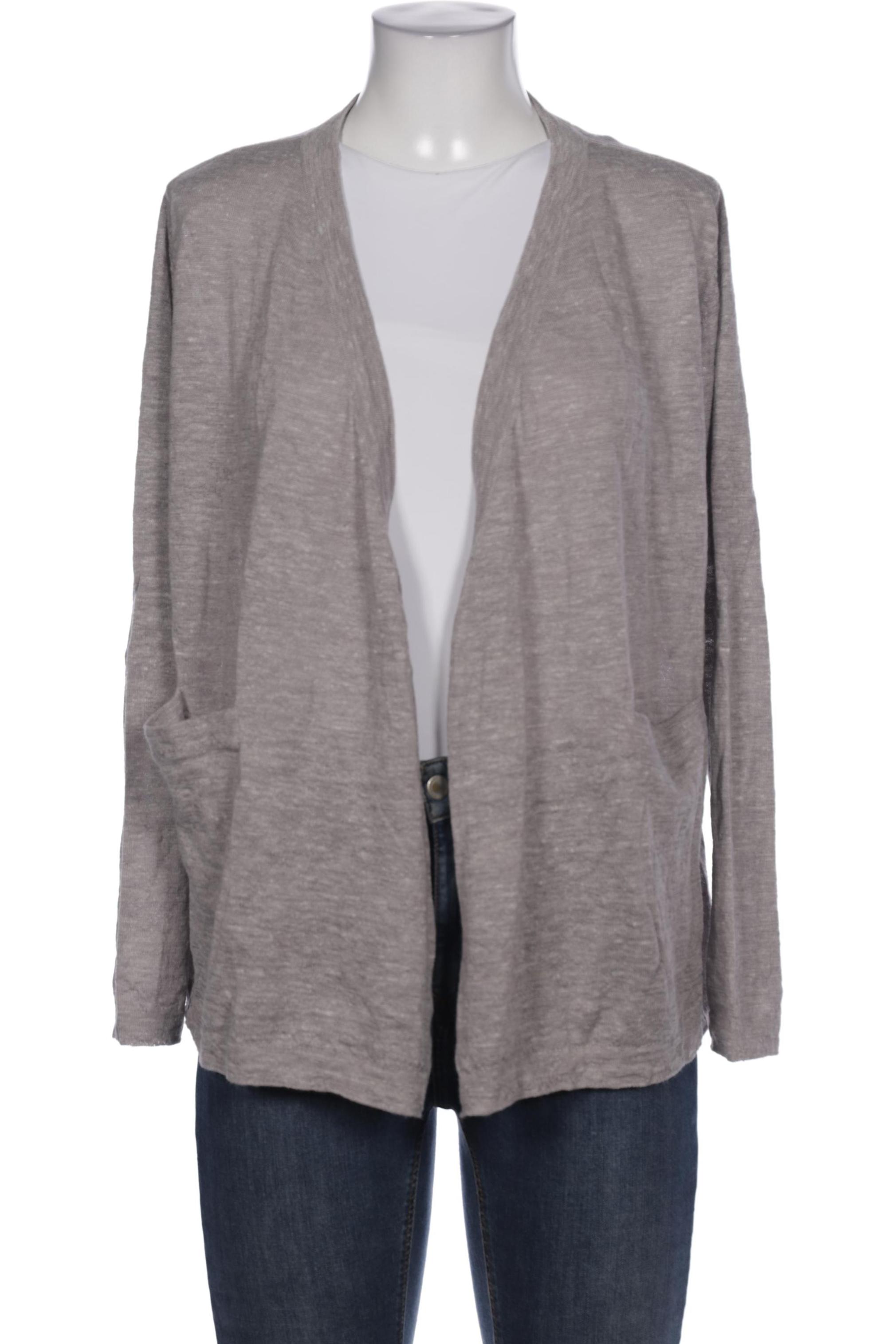 

hessnatur Damen Strickjacke, grau, Gr. 38