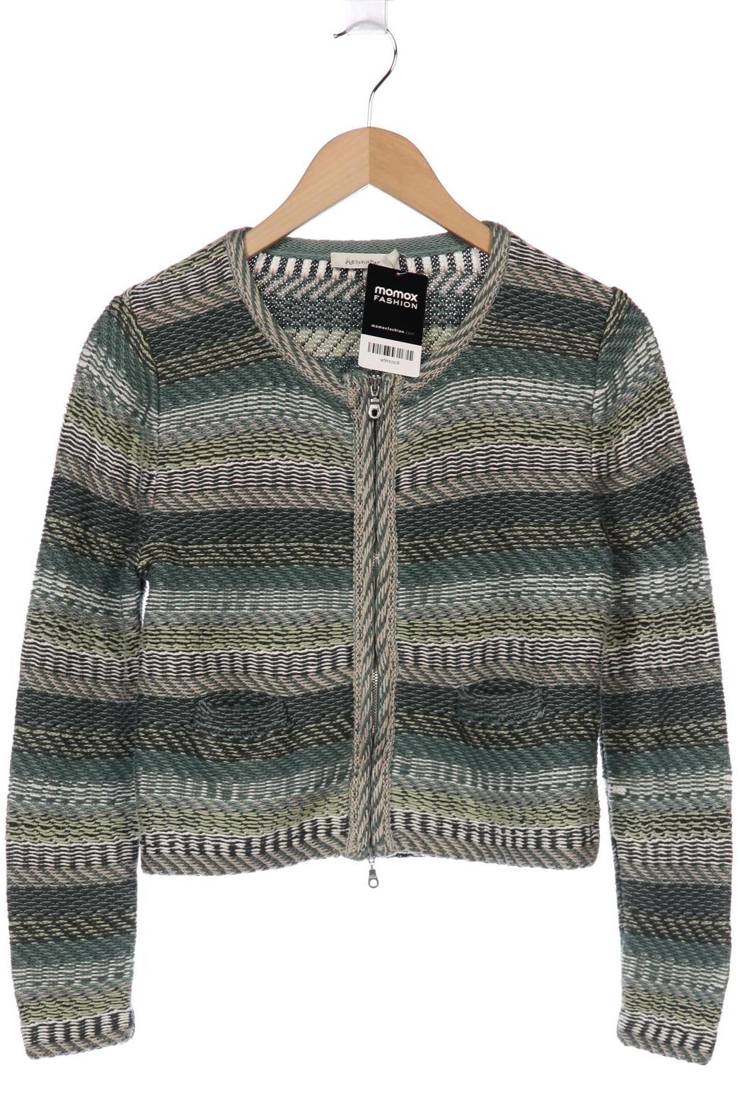 

hessnatur Damen Strickjacke, grün, Gr. 36