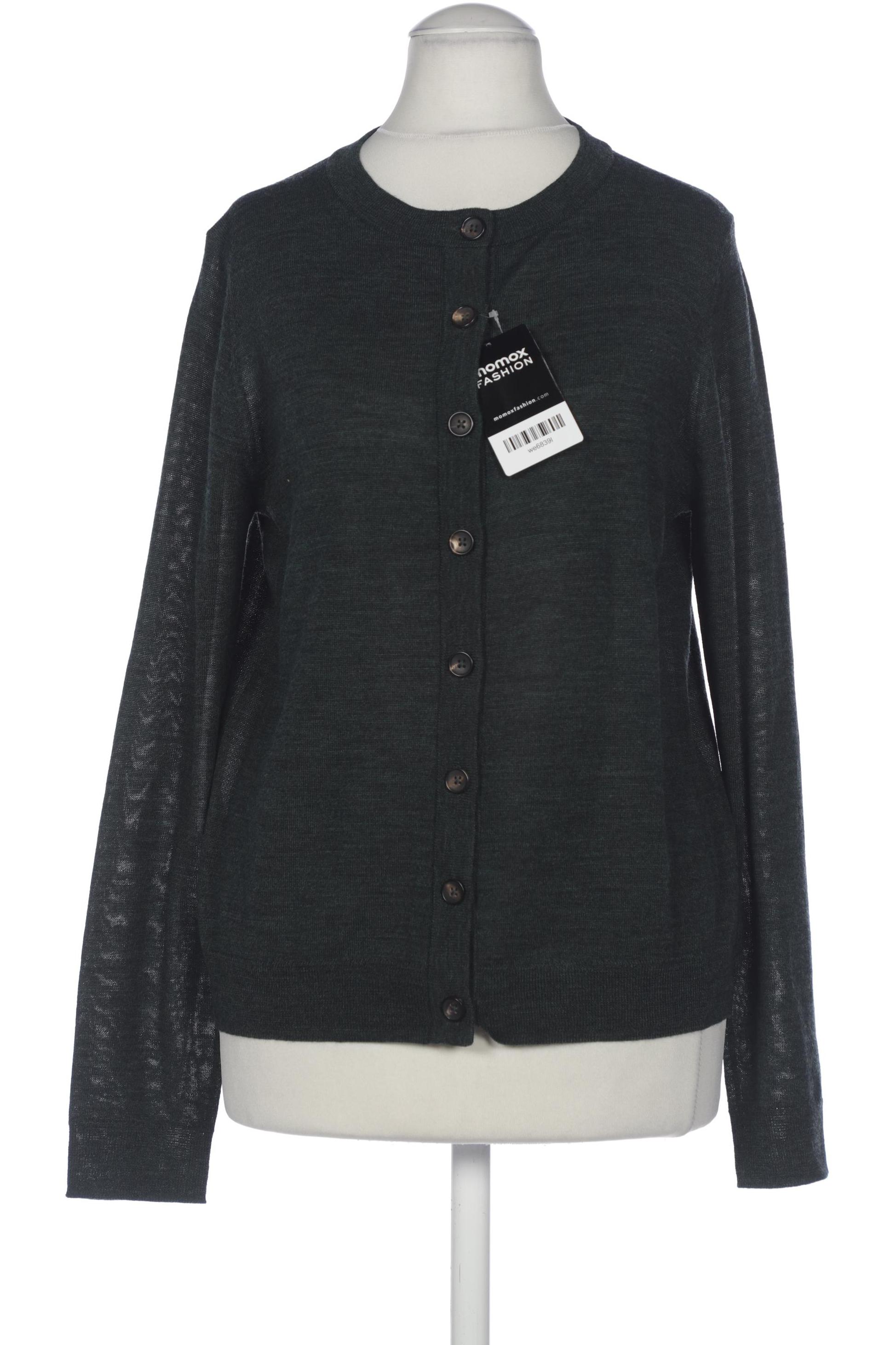 

hessnatur Damen Strickjacke, grün, Gr. 36