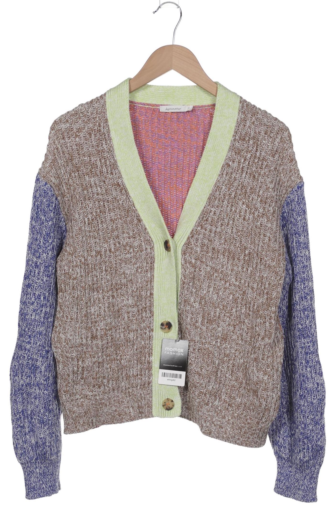 

hessnatur Damen Strickjacke, mehrfarbig, Gr. 36