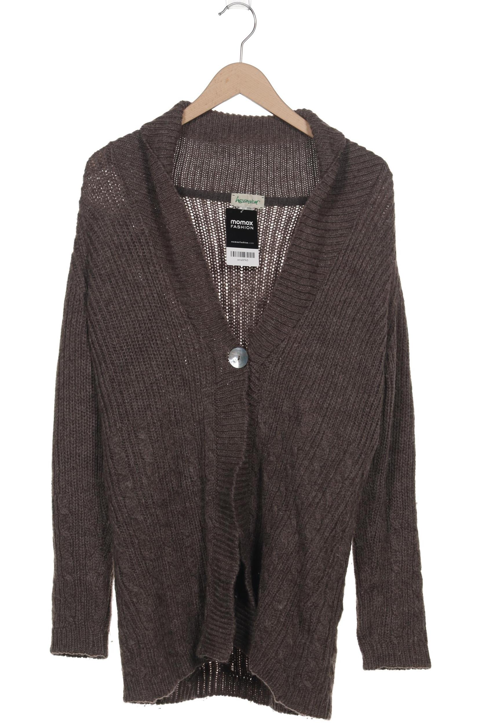 

hessnatur Damen Strickjacke, braun, Gr. 44