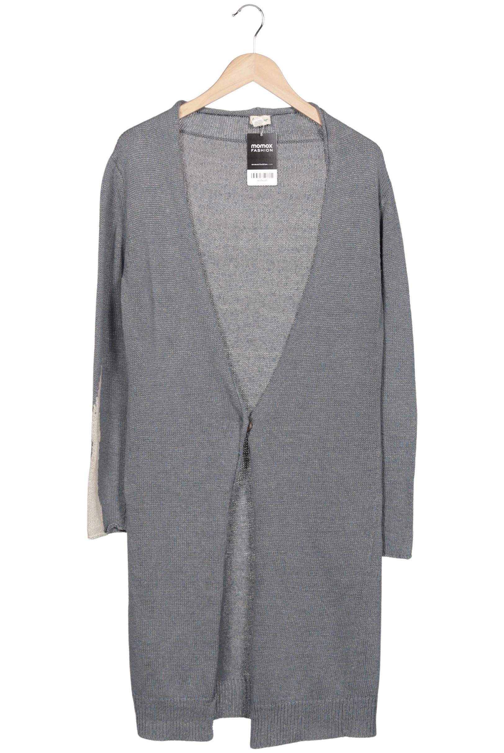 

hessnatur Damen Strickjacke, grau, Gr. 36